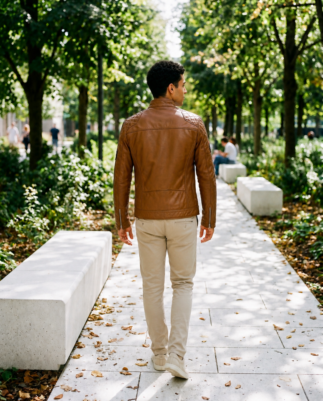 Classic Brown Leather Jacket