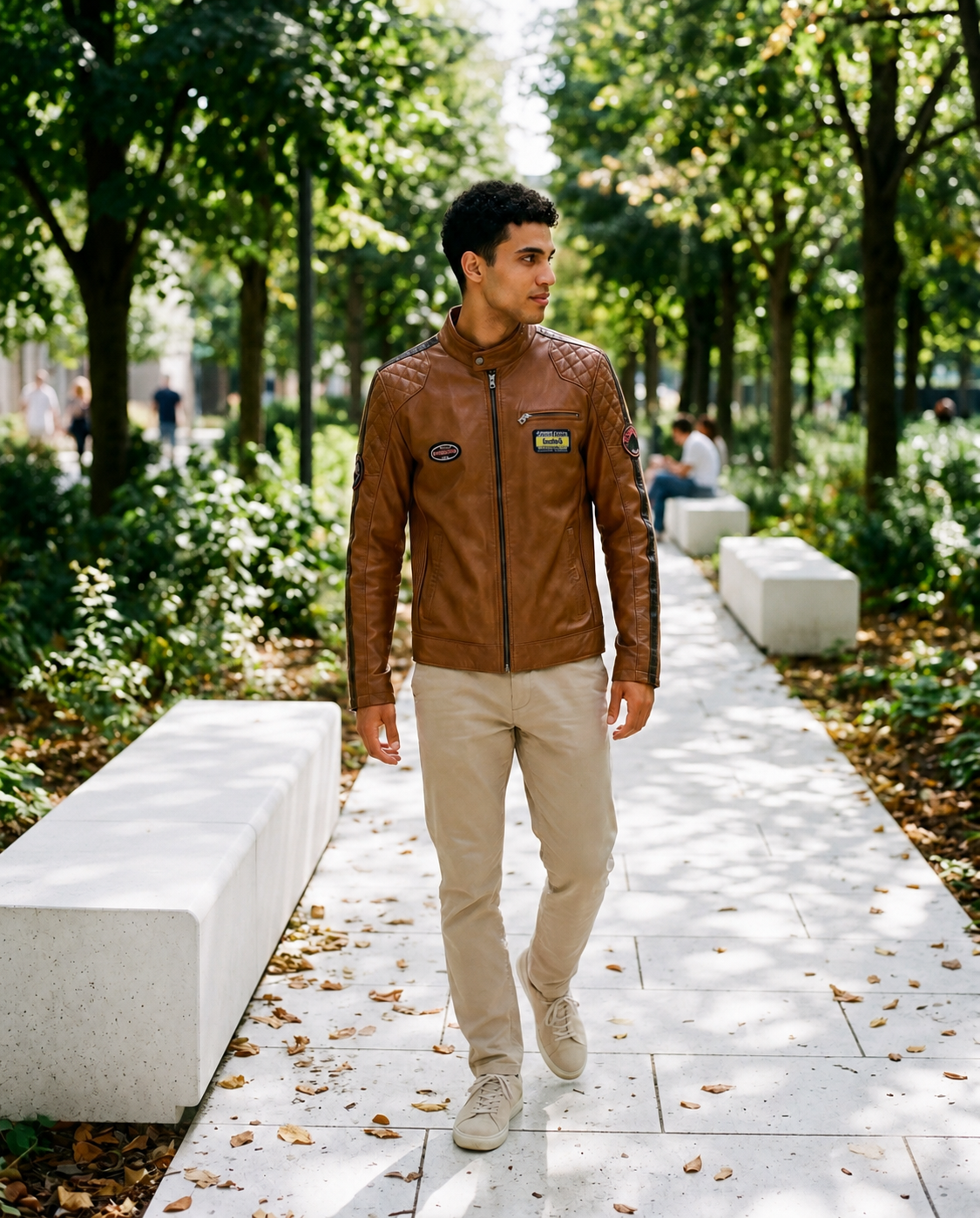 Classic Brown Leather Jacket