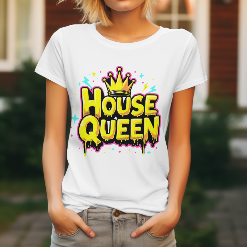 House Queen Minimalist Mom T-Shirt 