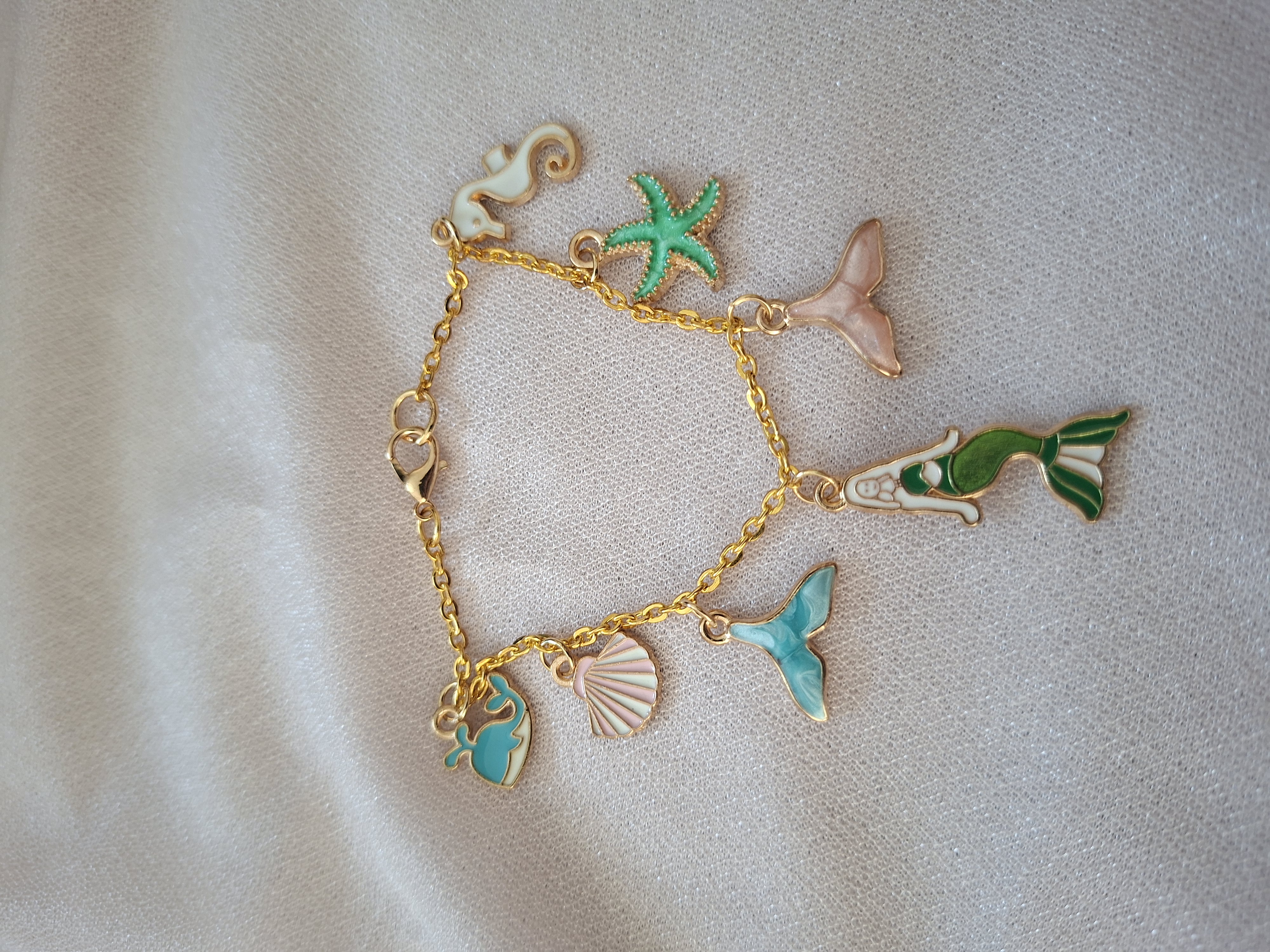 Bracelet Couleur 7 Breloques