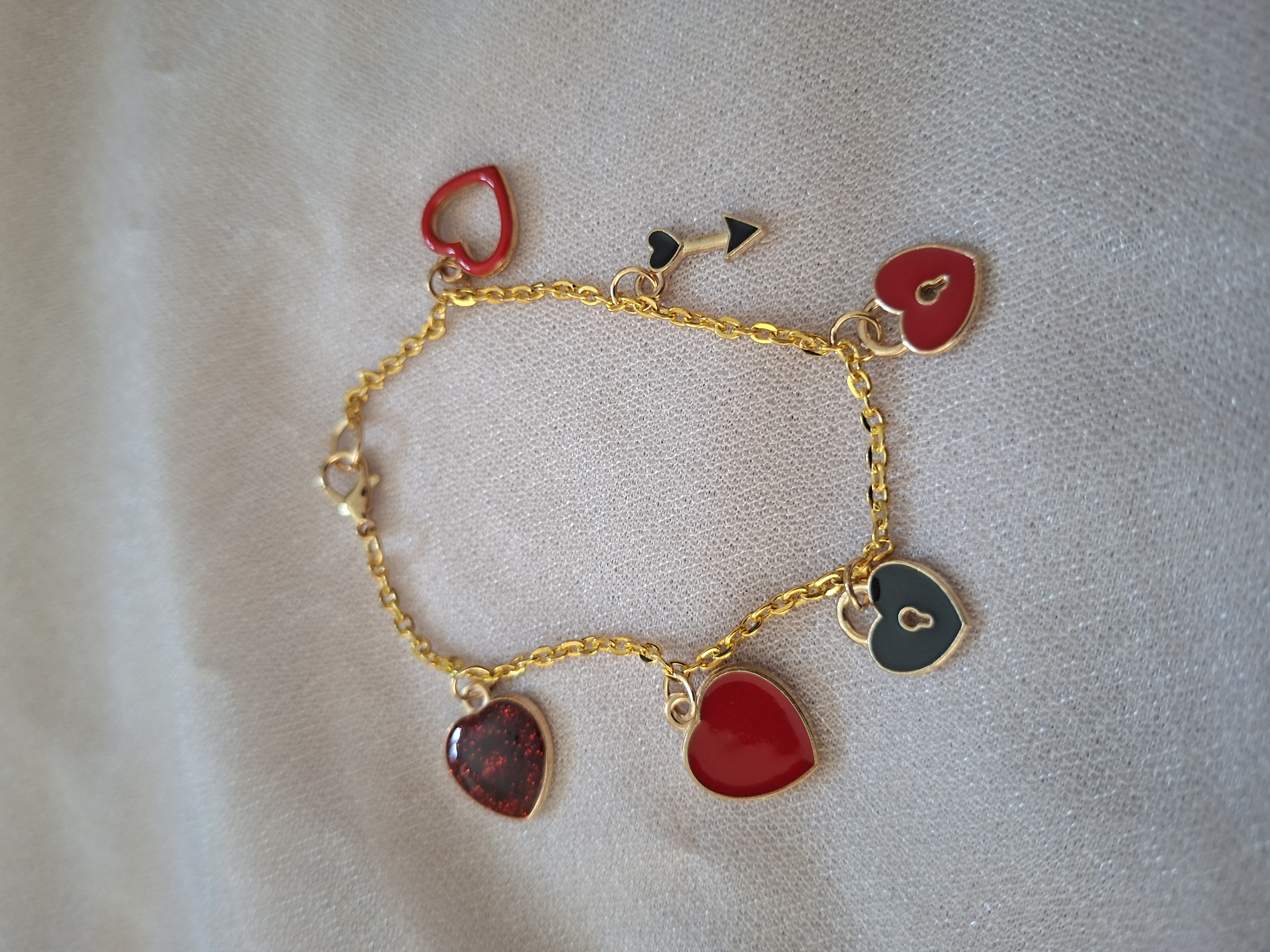 Bracelet Couleur 6 Breloques