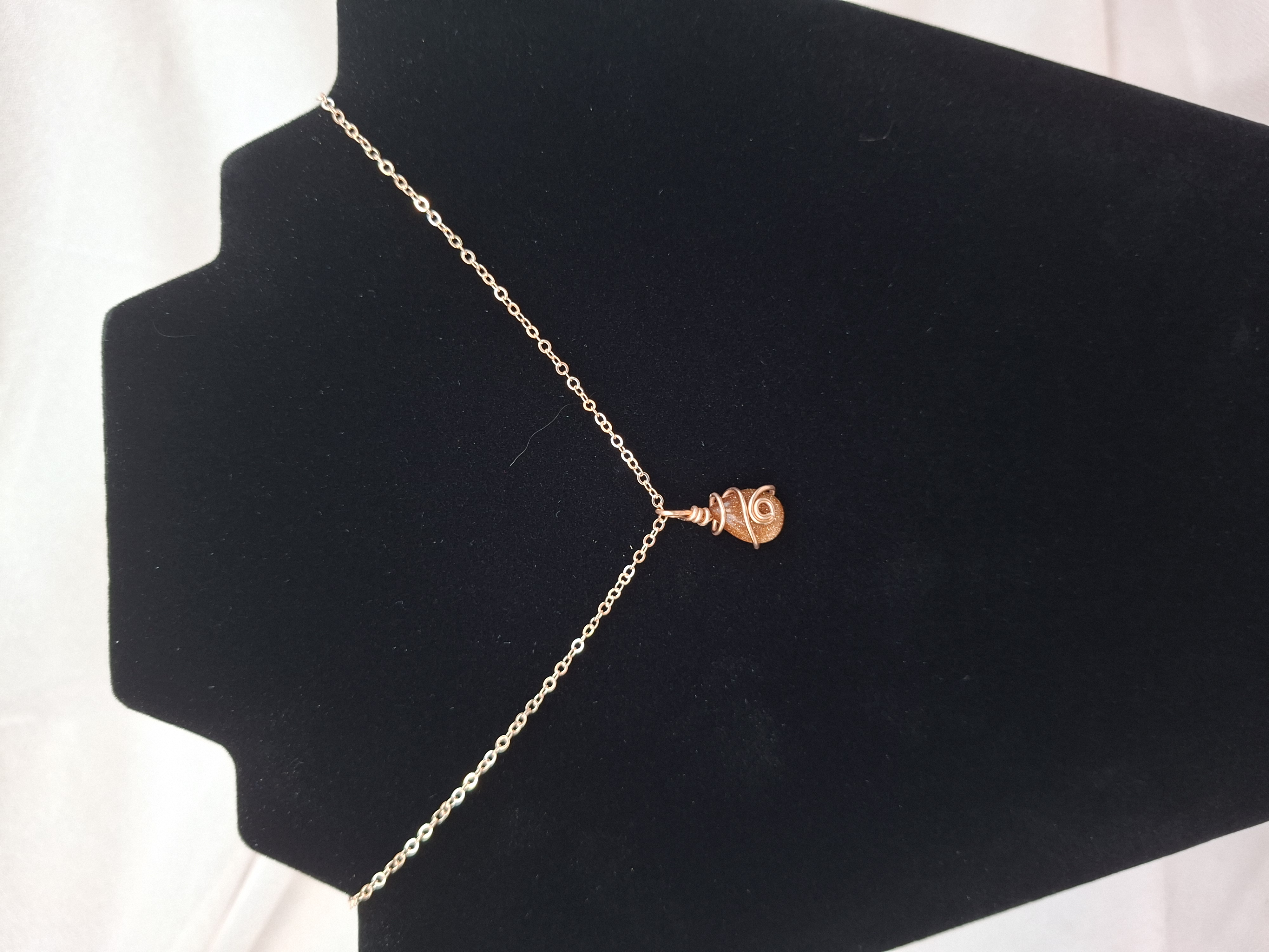 Collier Gouttelette Or rose