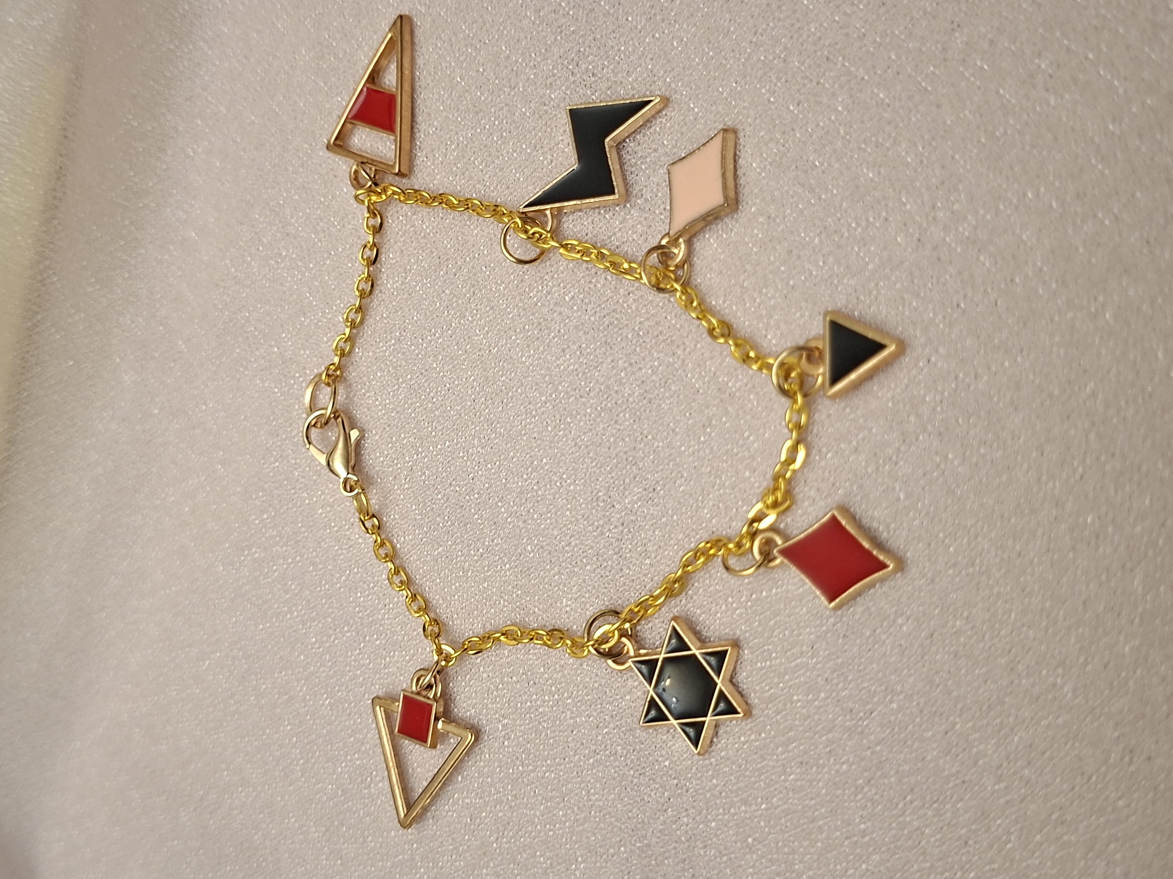 Bracelet Couleur 7 Breloques