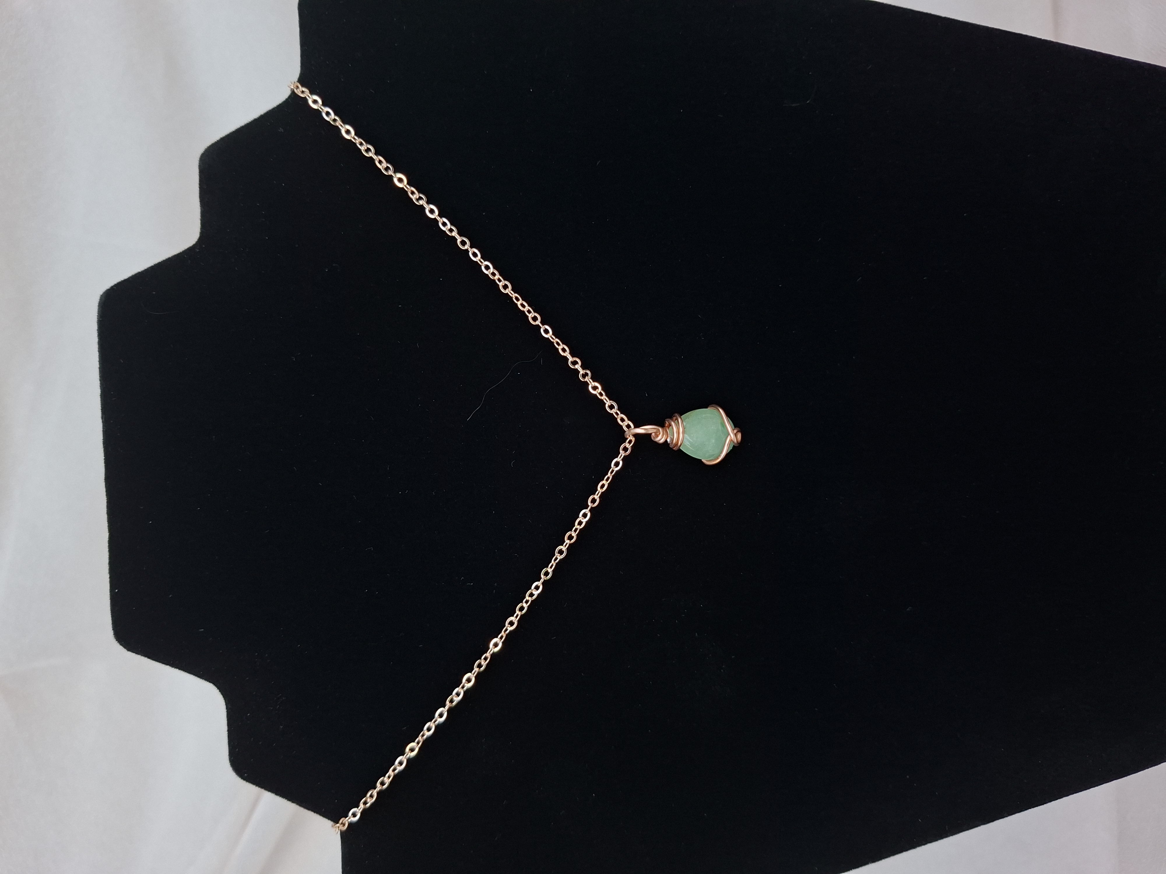 Collier Gouttelette Or rose