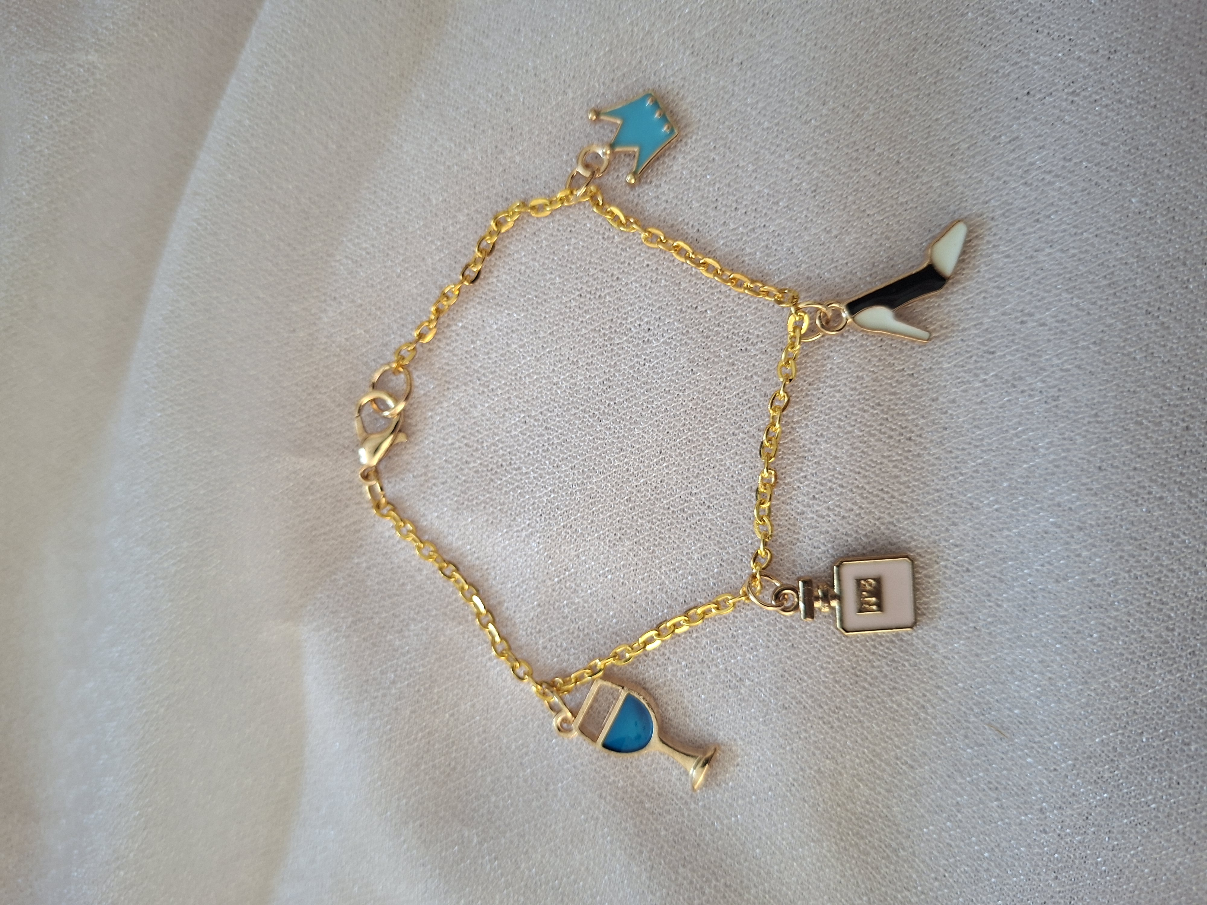Bracelet Couleur 4 Breloques