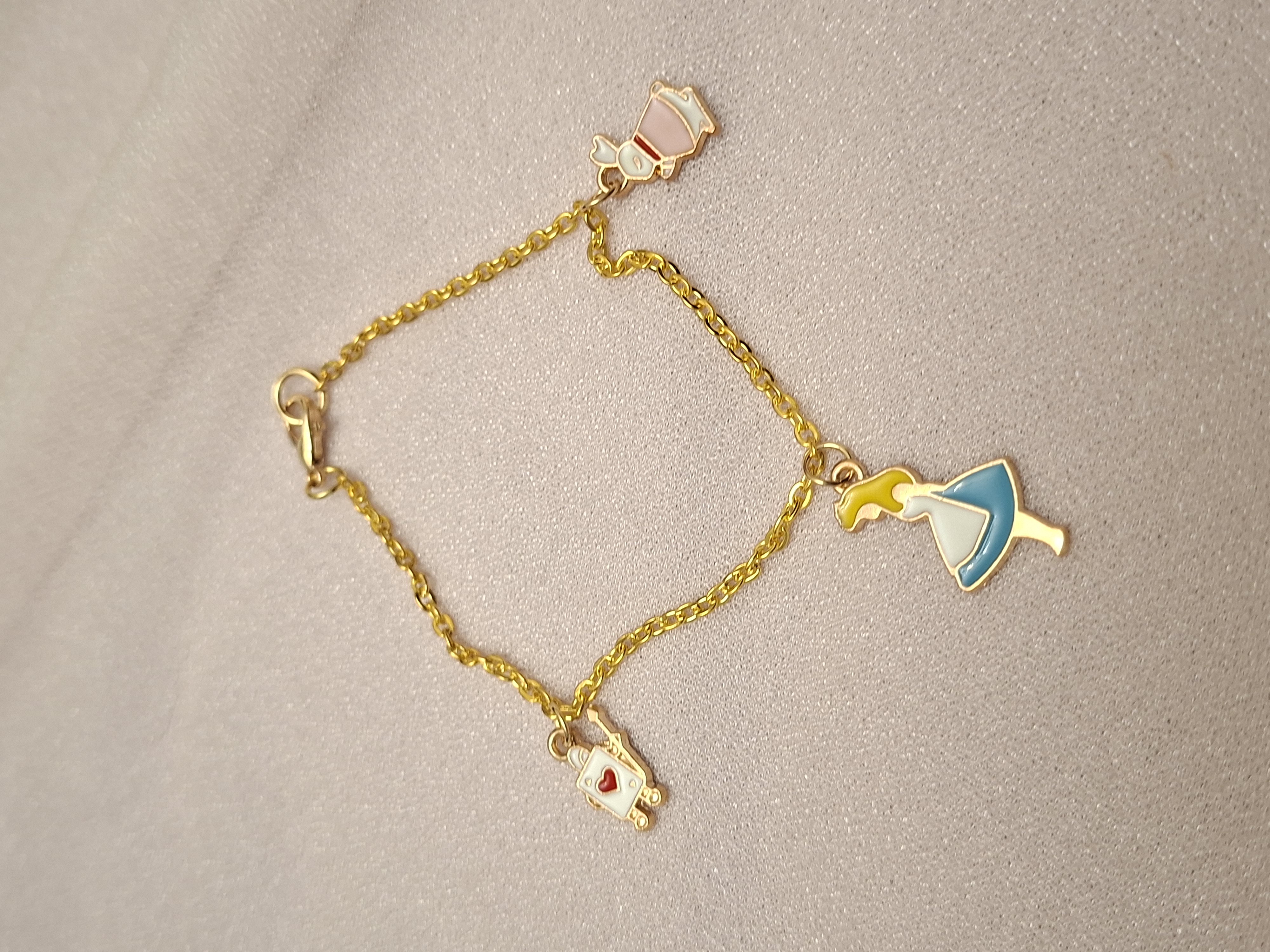 Bracelet Couleur 3 Breloques