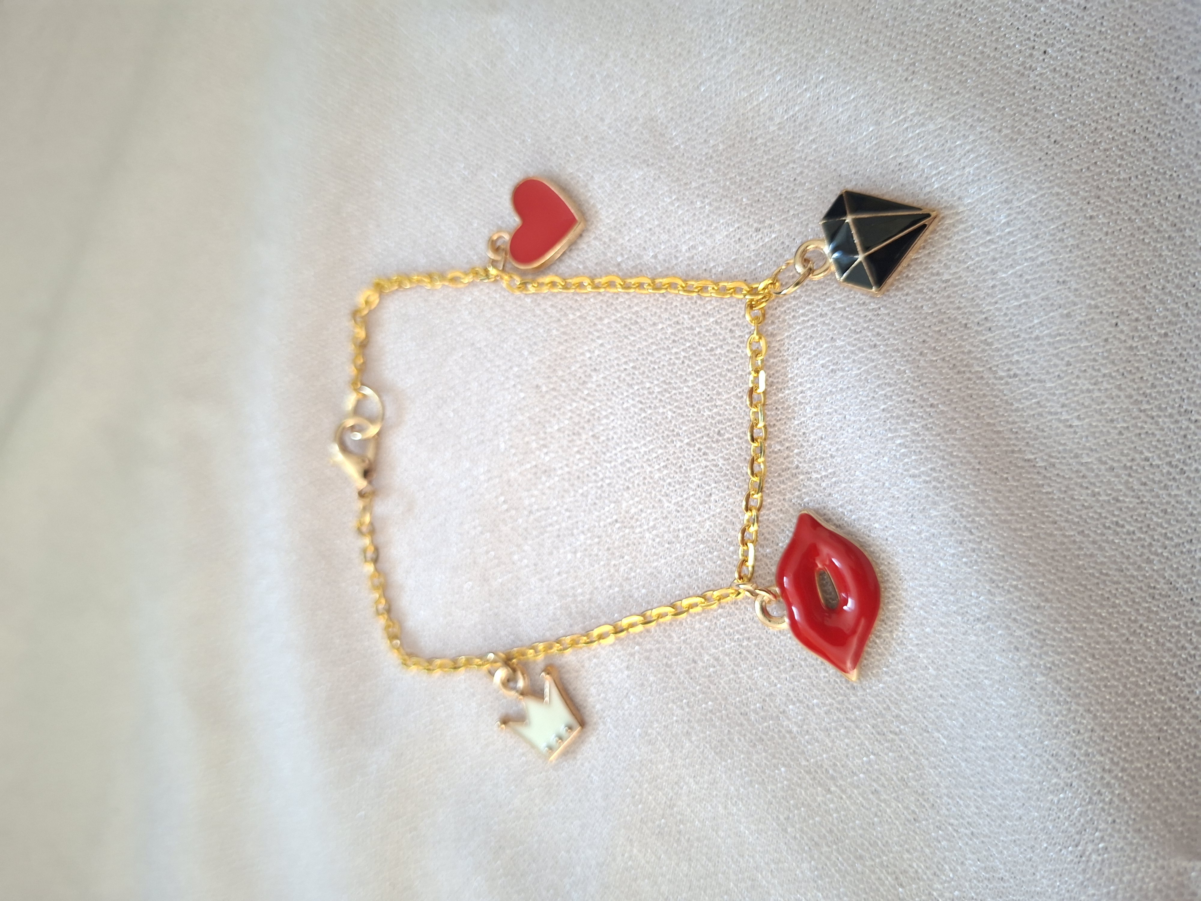 Bracelet Couleur 4 Breloques
