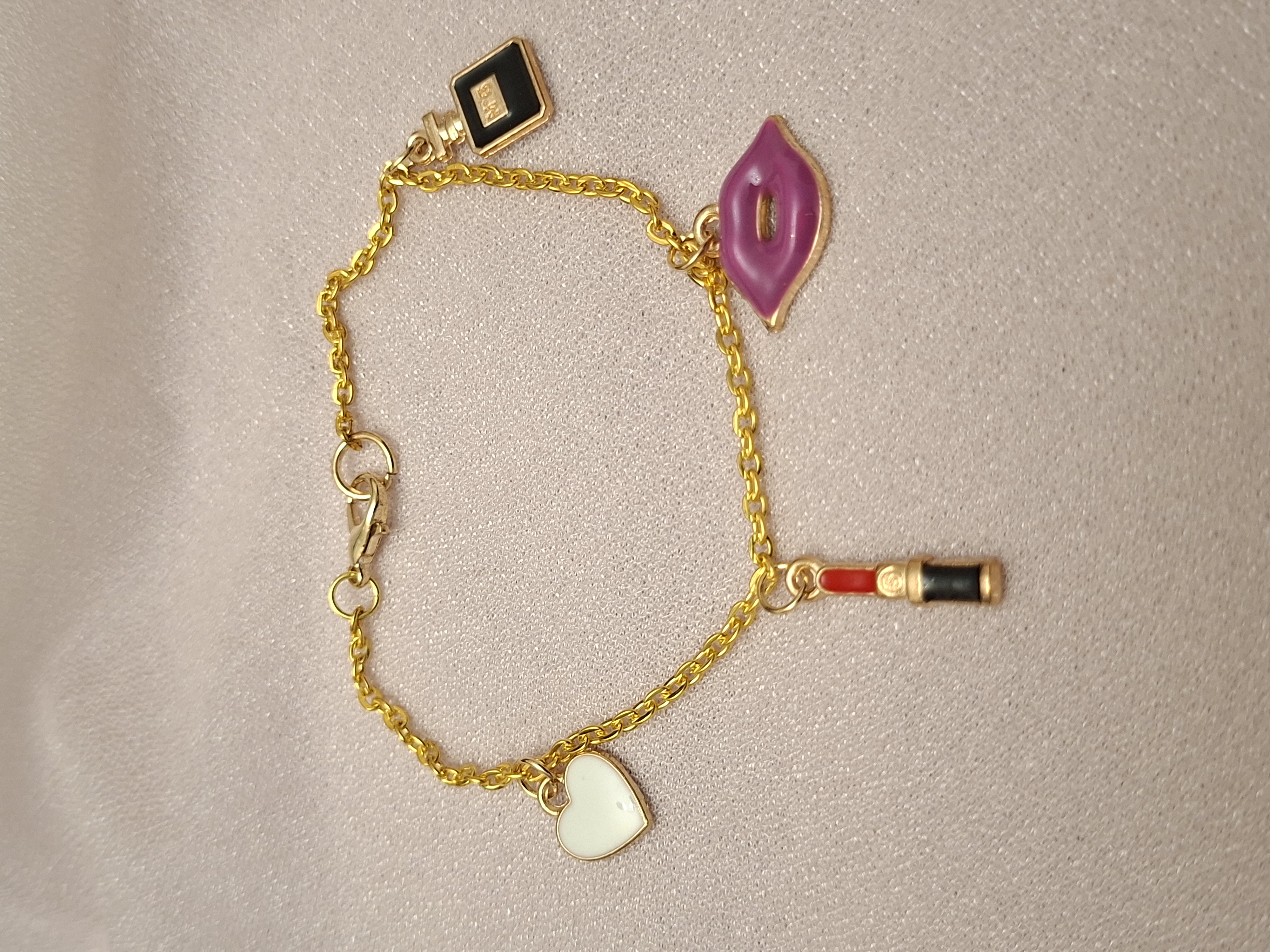 Bracelet Couleur 4 Breloques