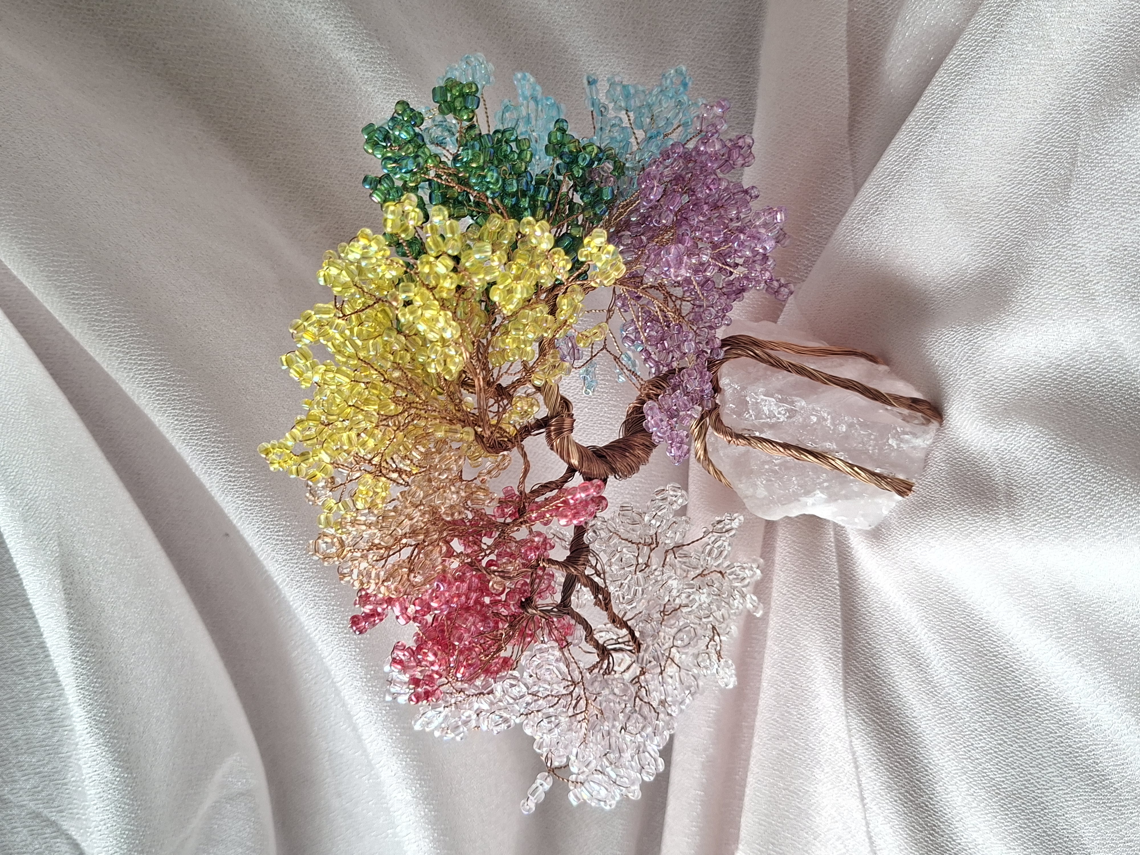 Quartz Rose multicolore