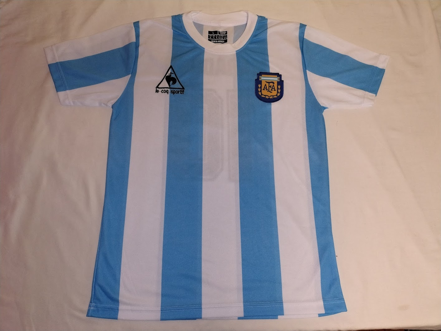 Camiseta Argentina Titular Retro 1986 Maradona #10