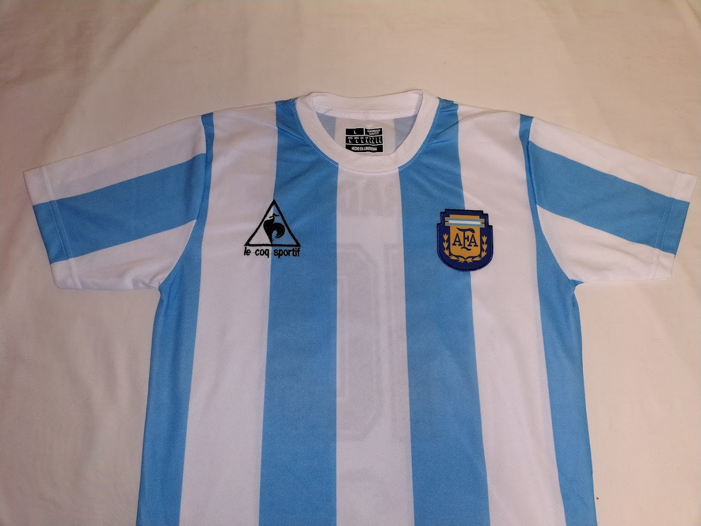 Camiseta Argentina Titular Retro 1986 Maradona #10