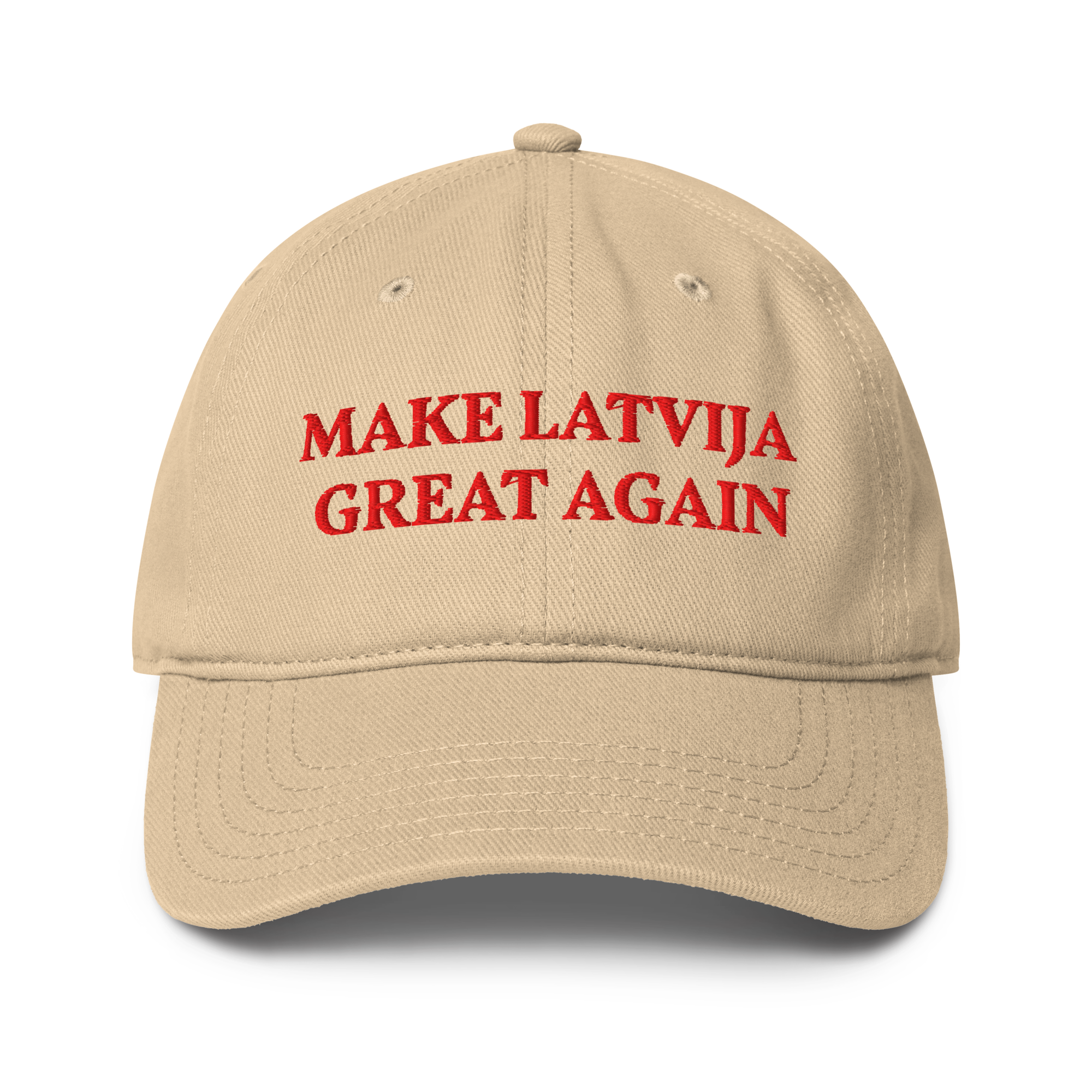 Make Latvia Great Again Embroidered Cap