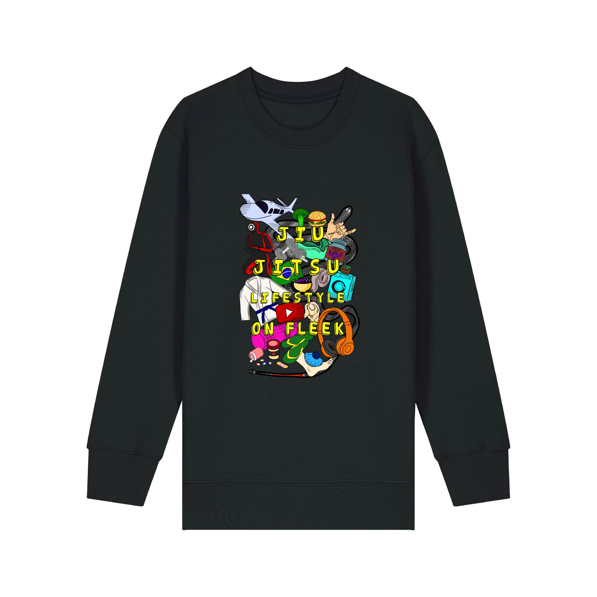 JIUJITSU LIFESTYLE GRAPHIC CREW KIDS