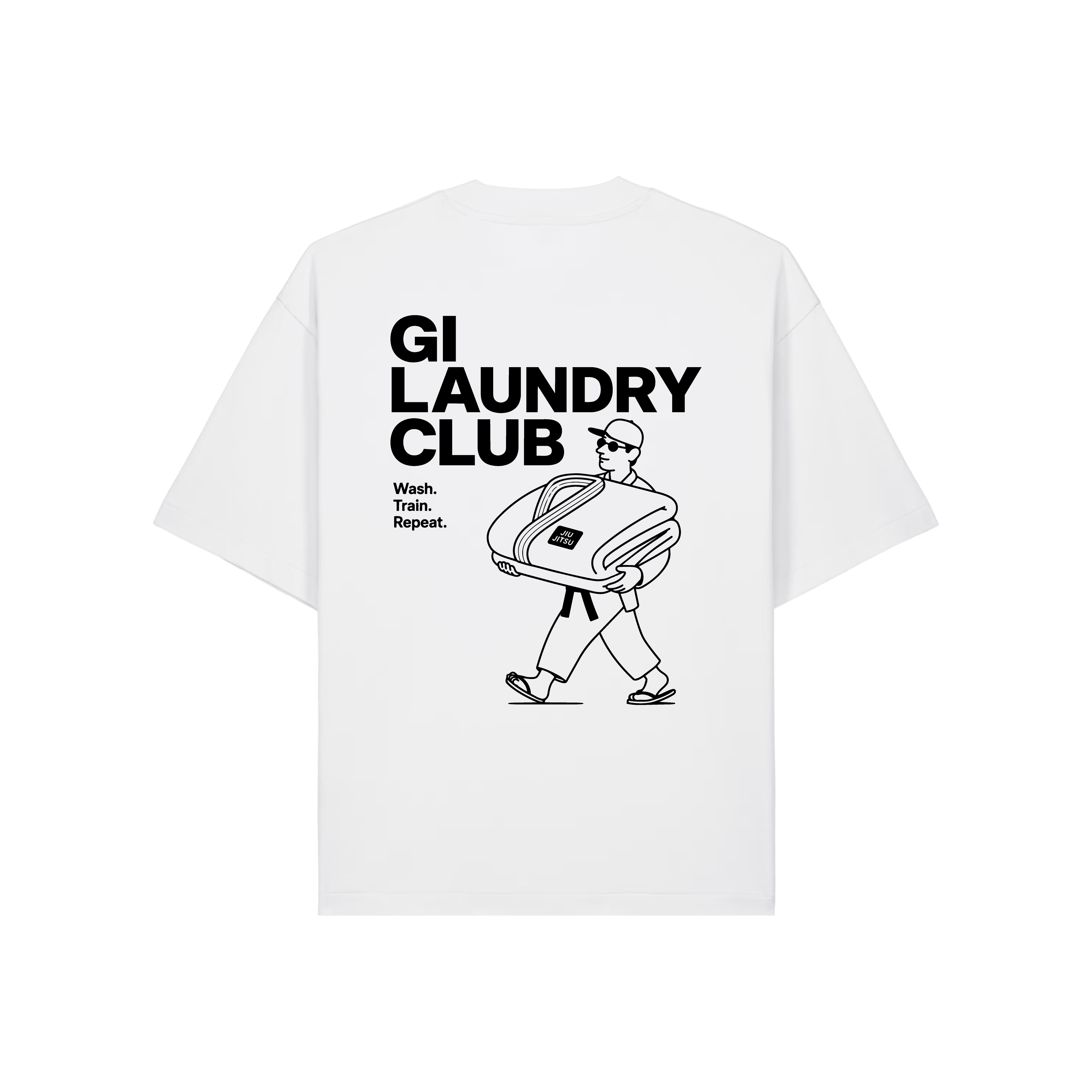GI LAUNDRY CLUB Graphic OVERSIZED T-Shirt