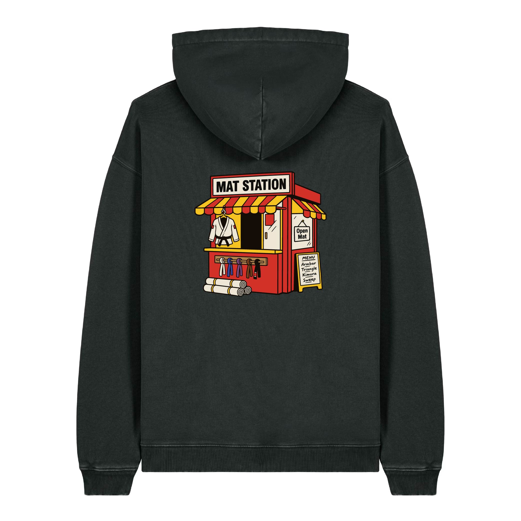 MAT STATION Graphic Washed HOODIE