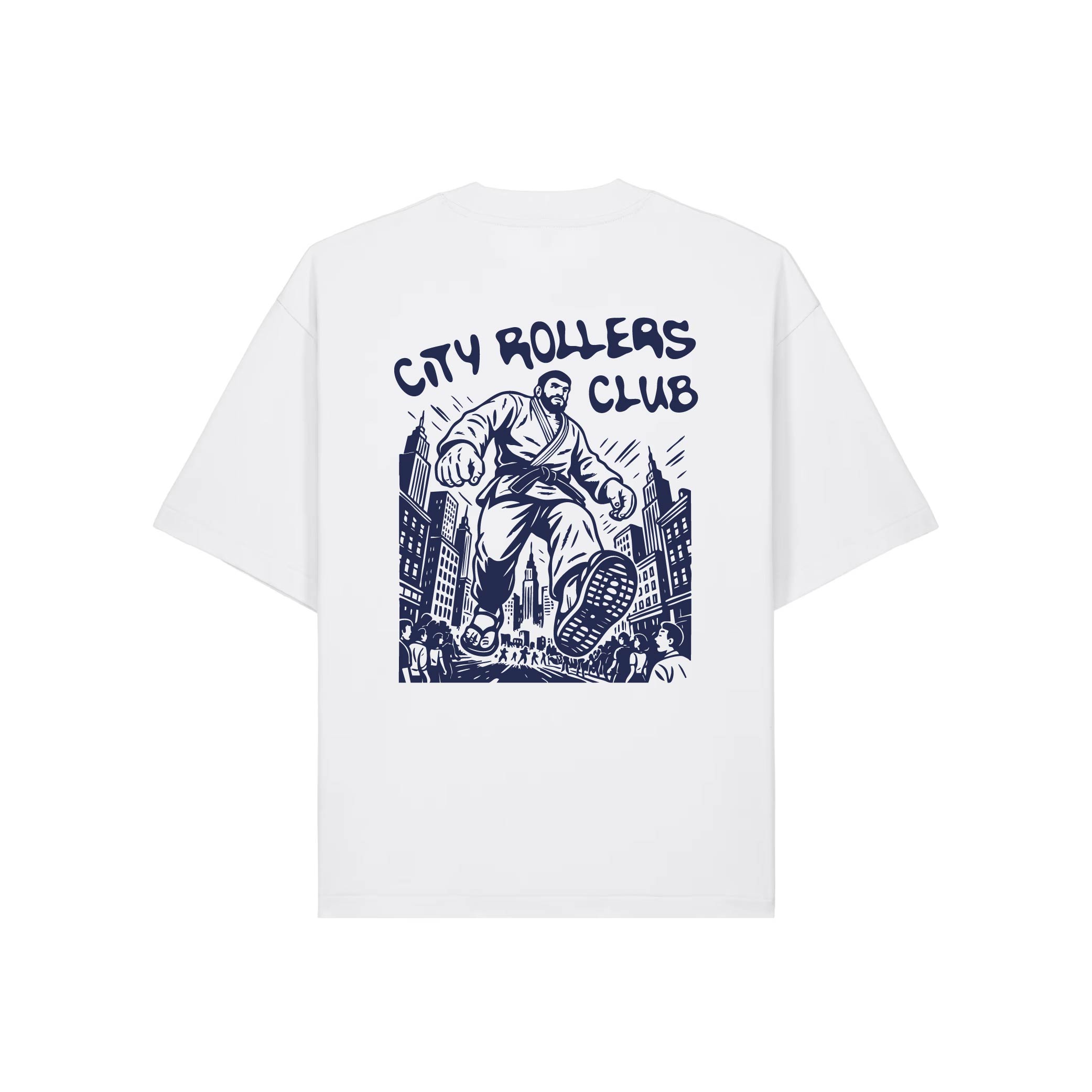 CITY ROLLERS CLUB Graphic OVERSIZED T-Shirt