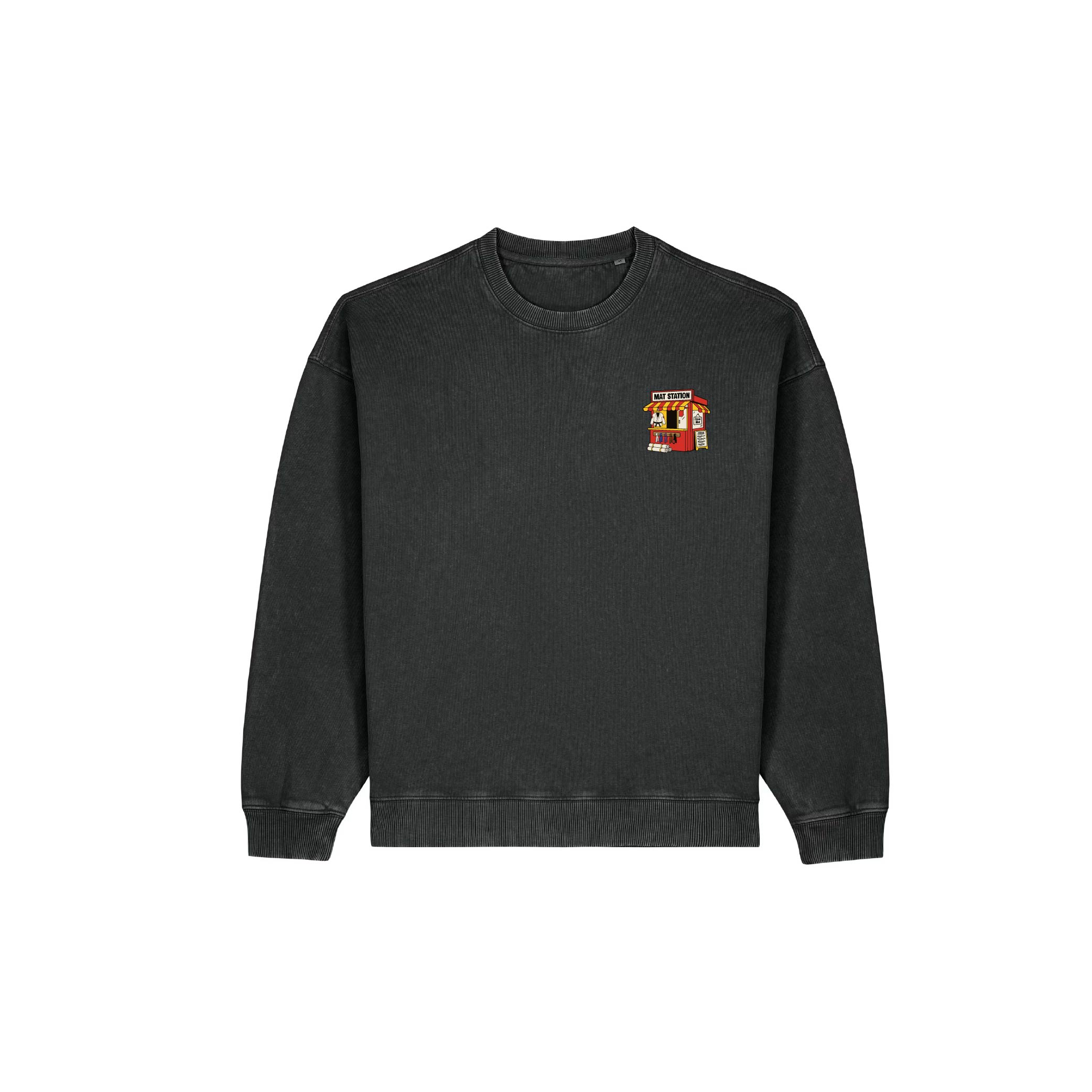 MAT STATION Graphic Washed Pullover