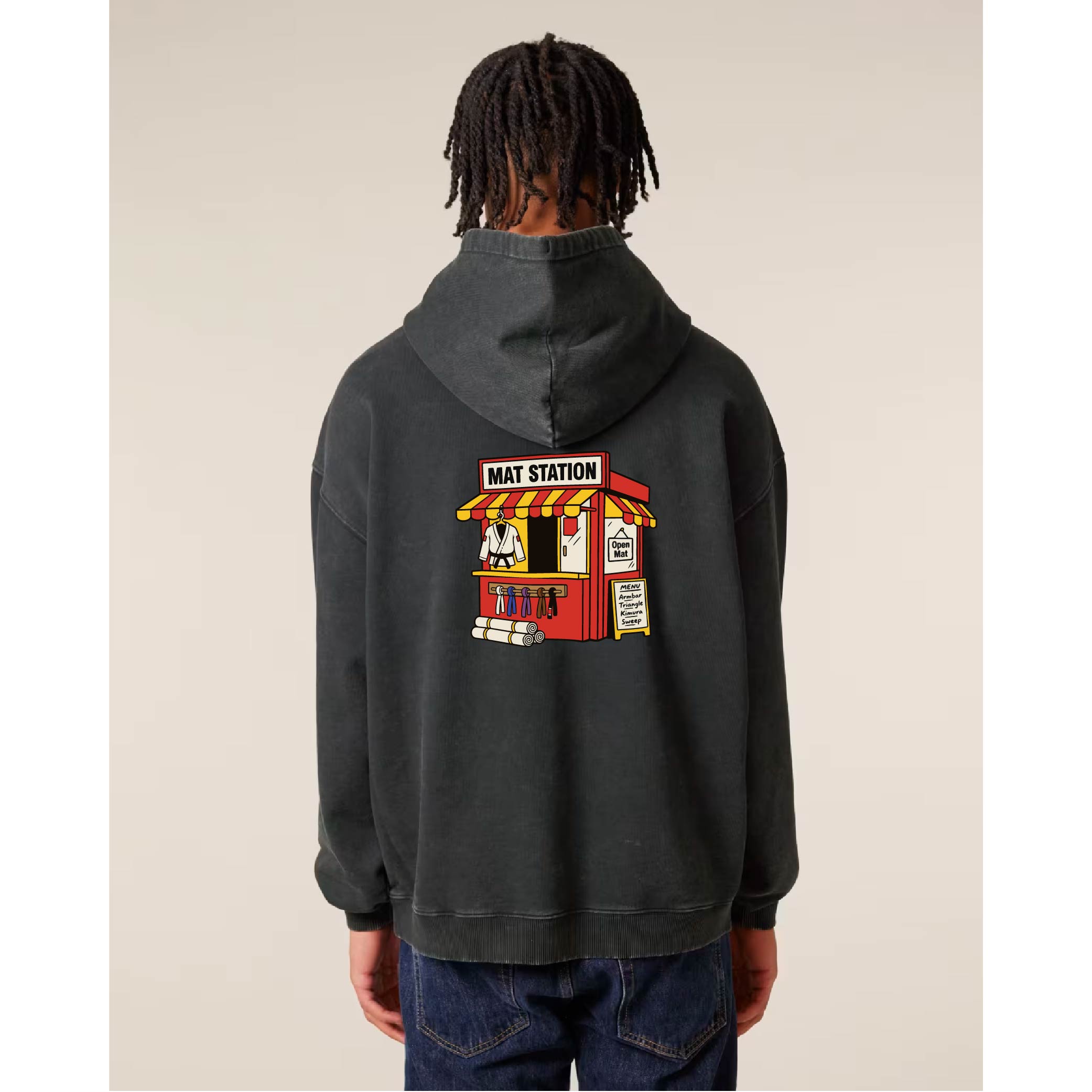 MAT STATION Graphic Washed HOODIE