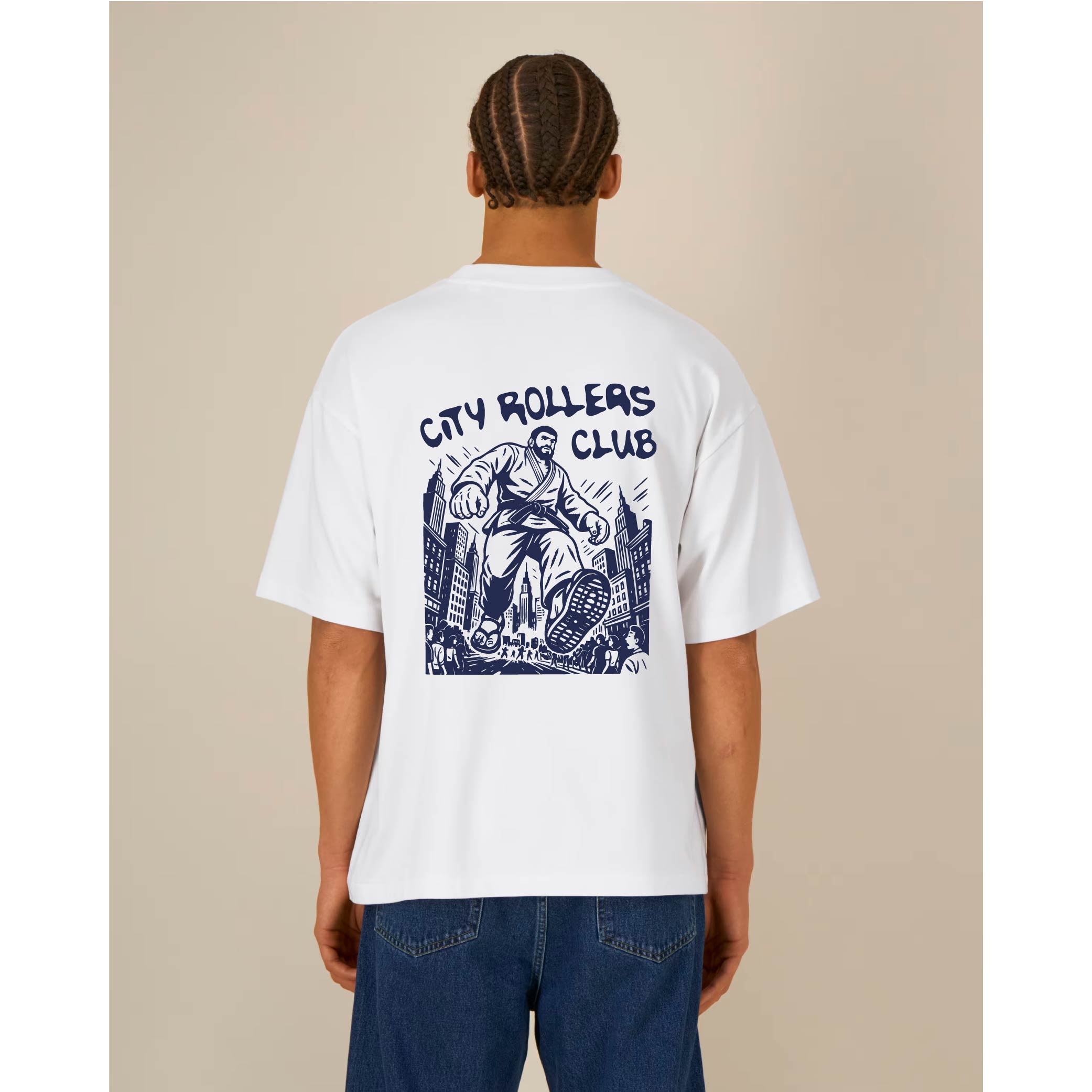 CITY ROLLERS CLUB Graphic OVERSIZED T-Shirt