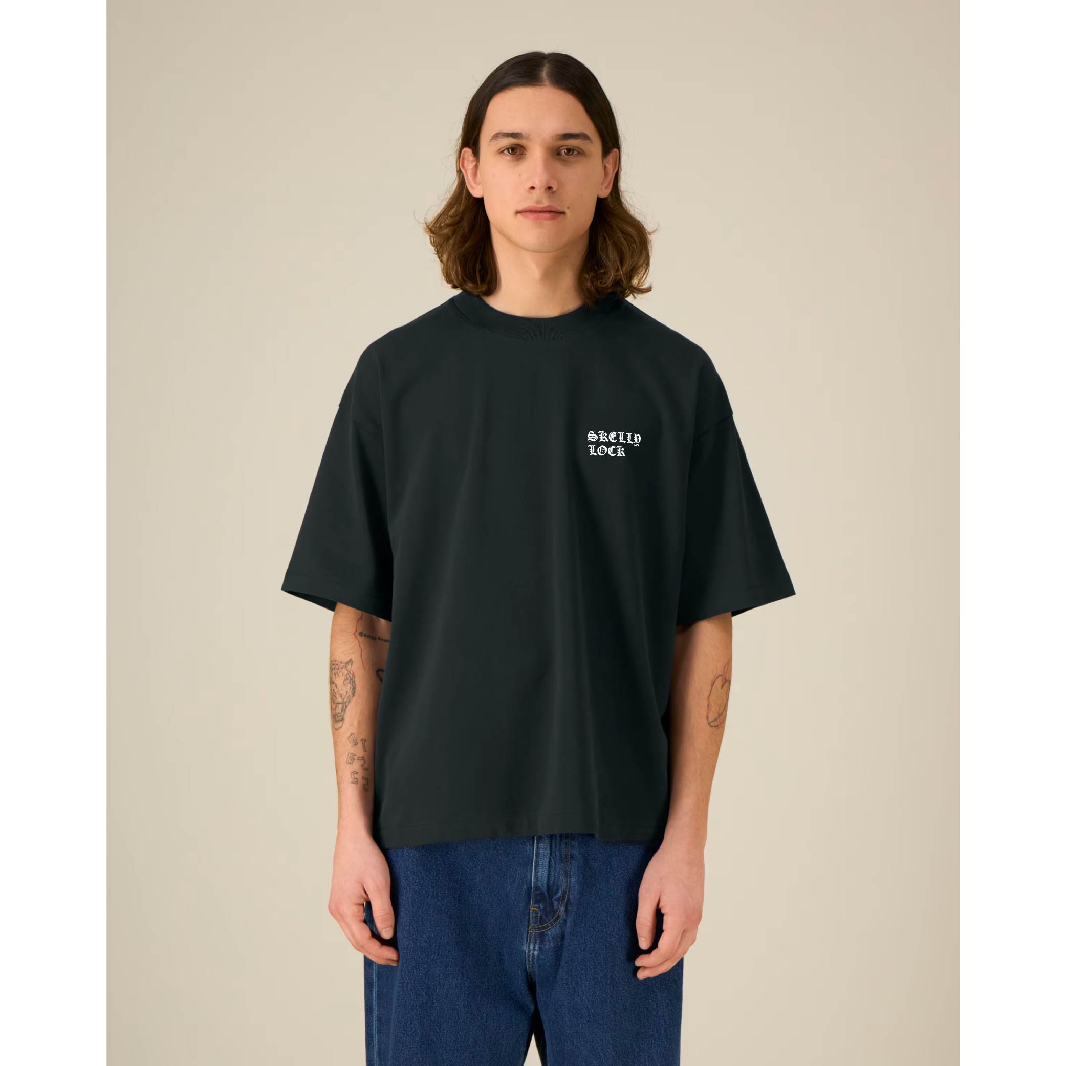 SKELLY LOCK Graphic OVERSIZED T-Shirt