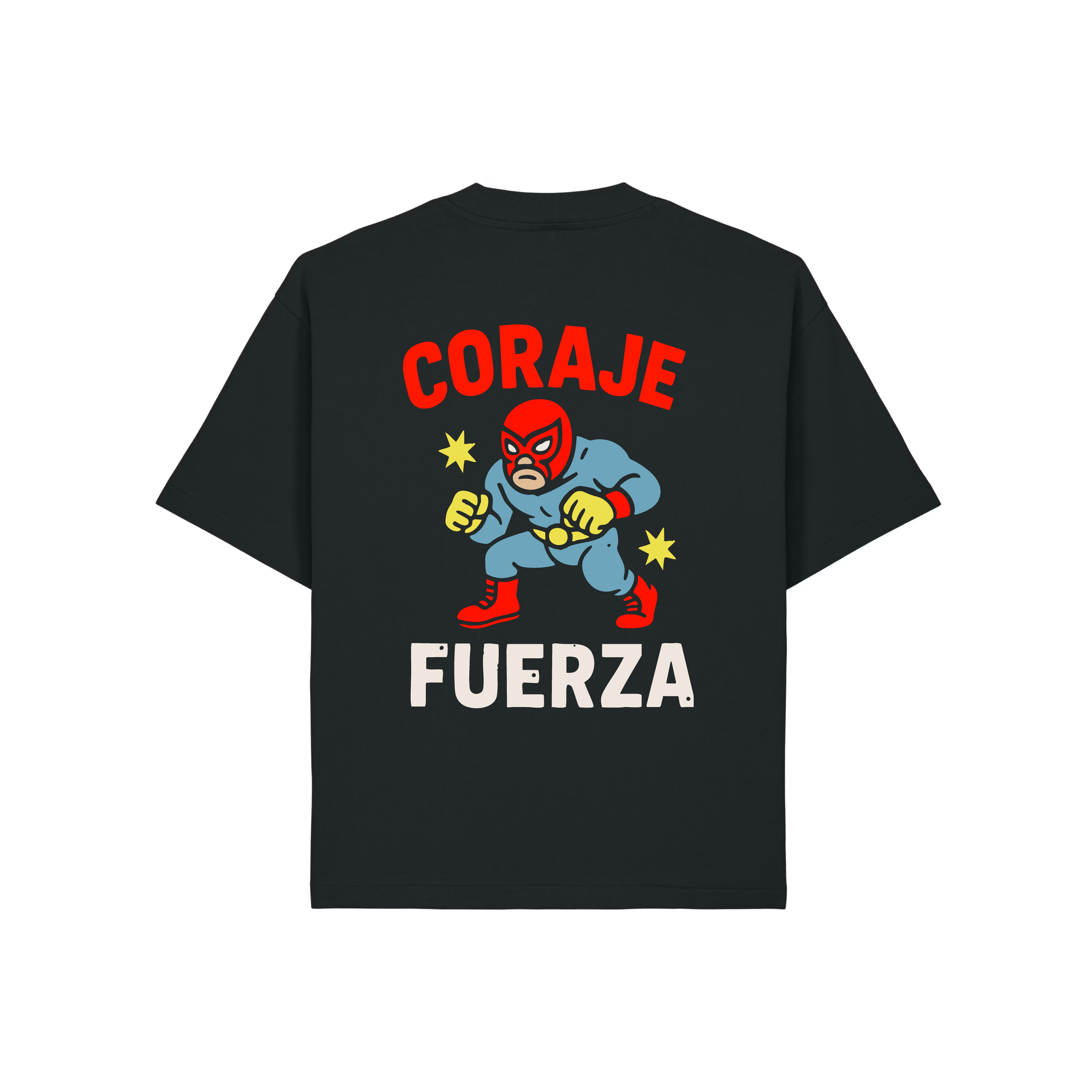 CORAJE E FUERZA Graphic OVERSIZED T-Shirt