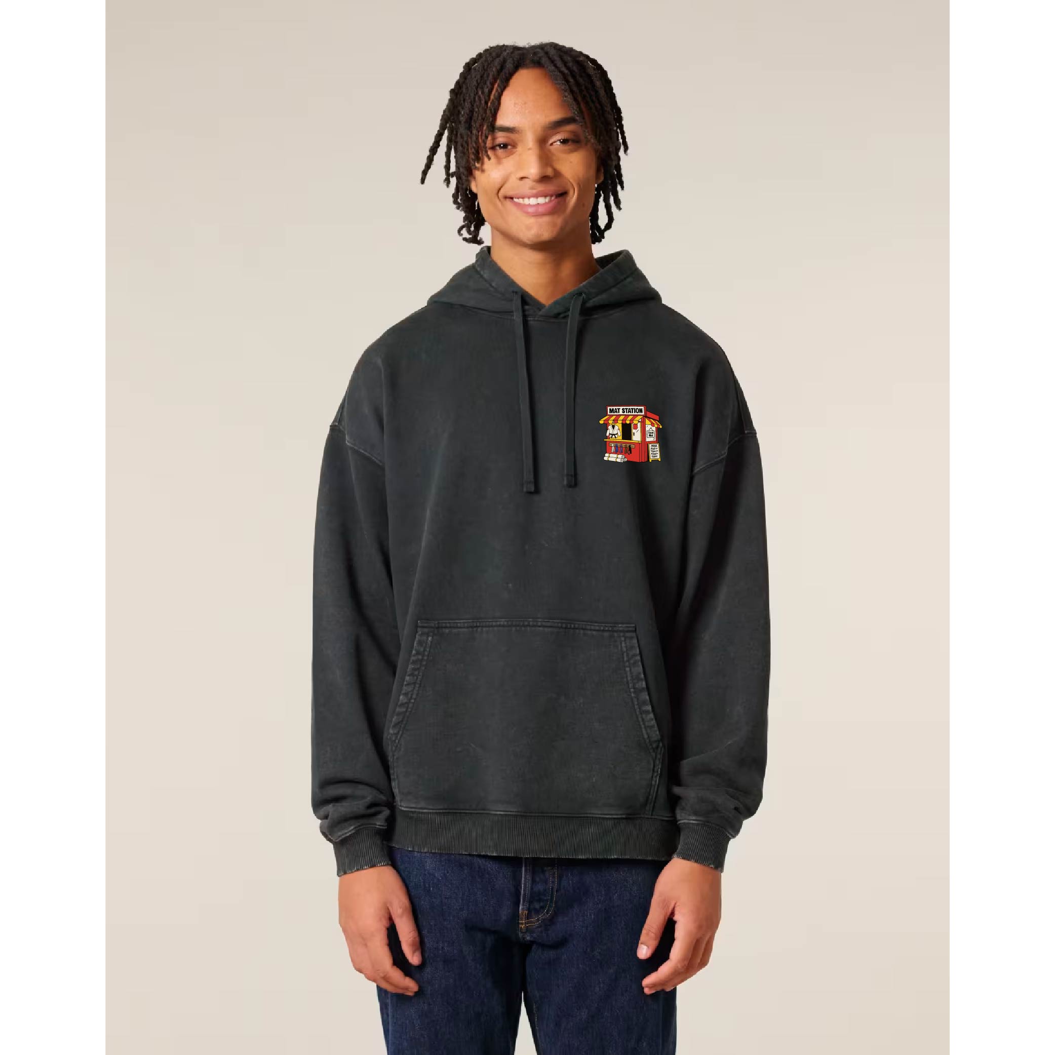 MAT STATION Graphic Washed HOODIE