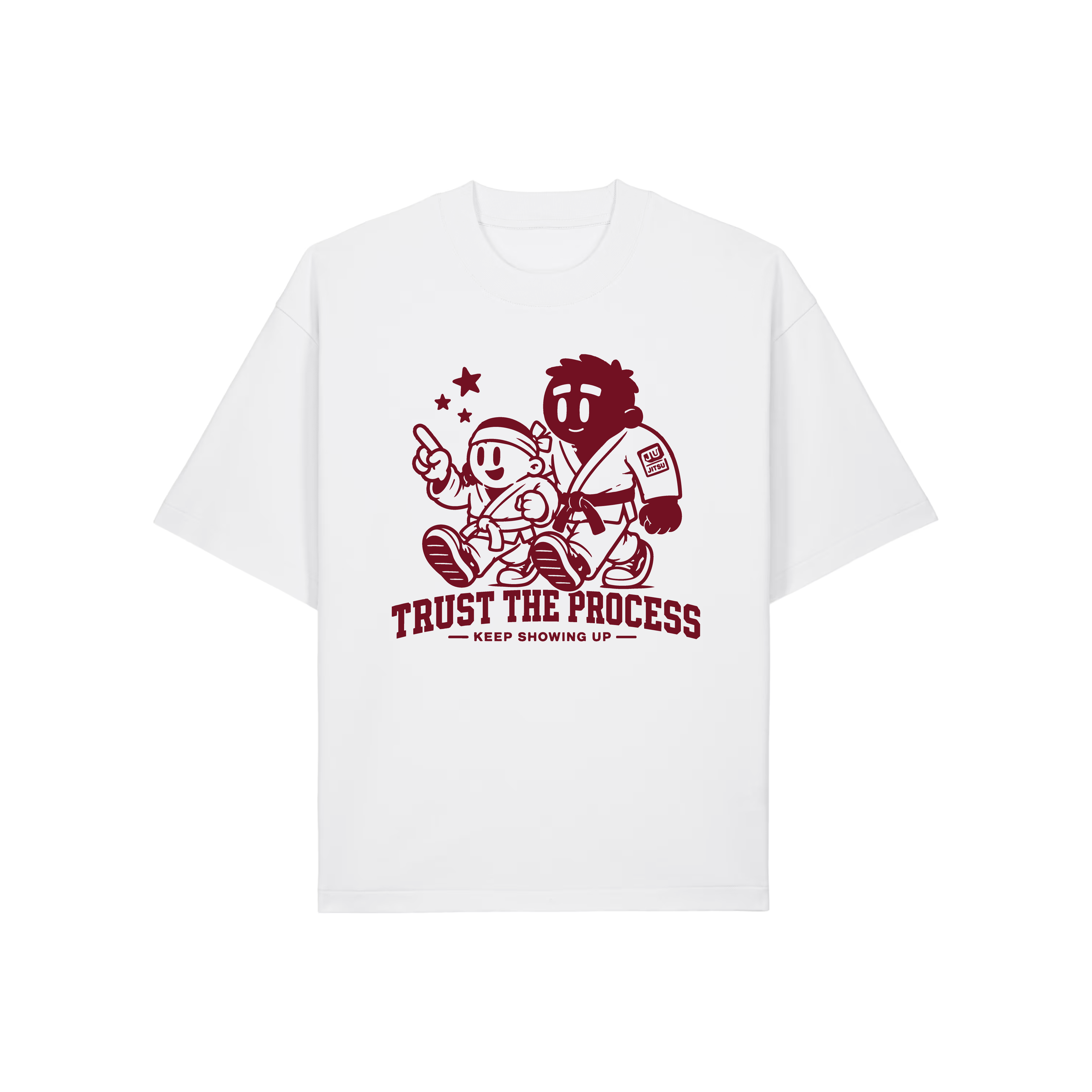 TRUST THE PROCESS Graphic OVERSIZED T-Shirt
