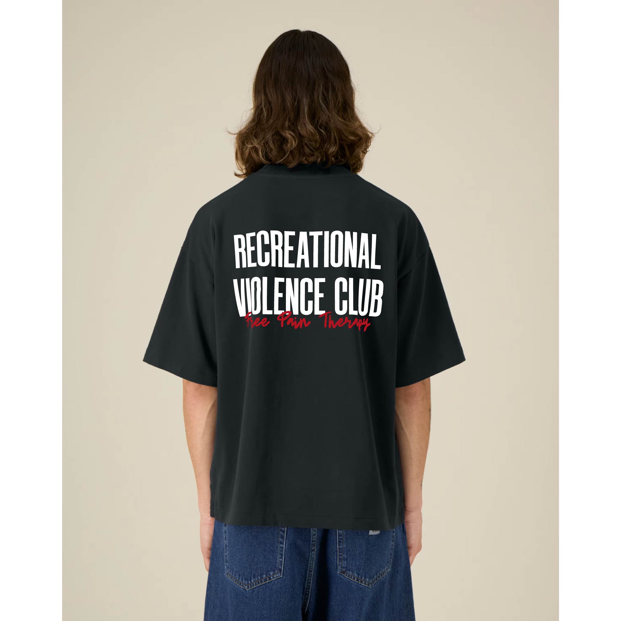 VIOLENCE CLUB Graphic OVERSIZED T-Shirt