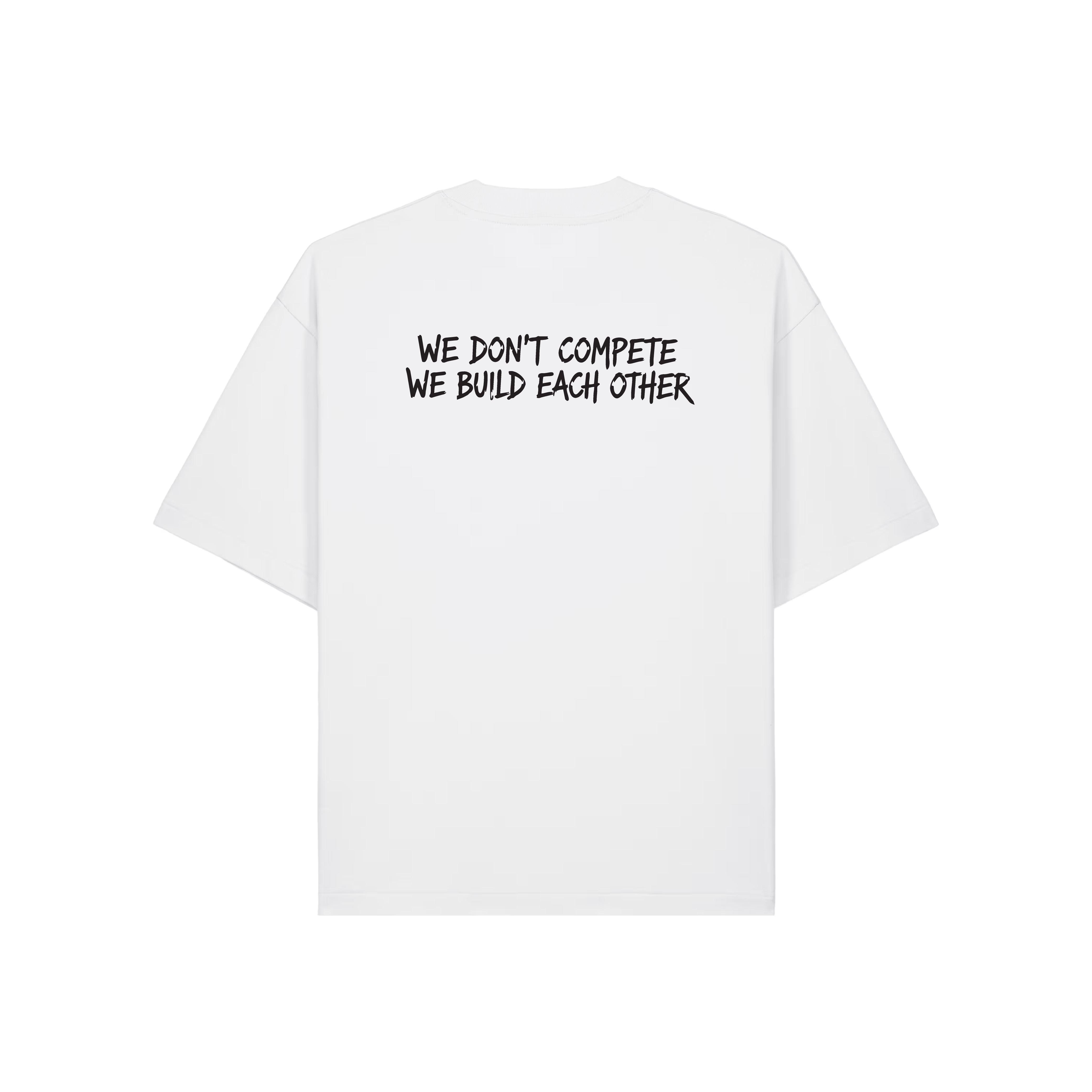 WE BUILD Graphic OVERSIZED T-Shirt