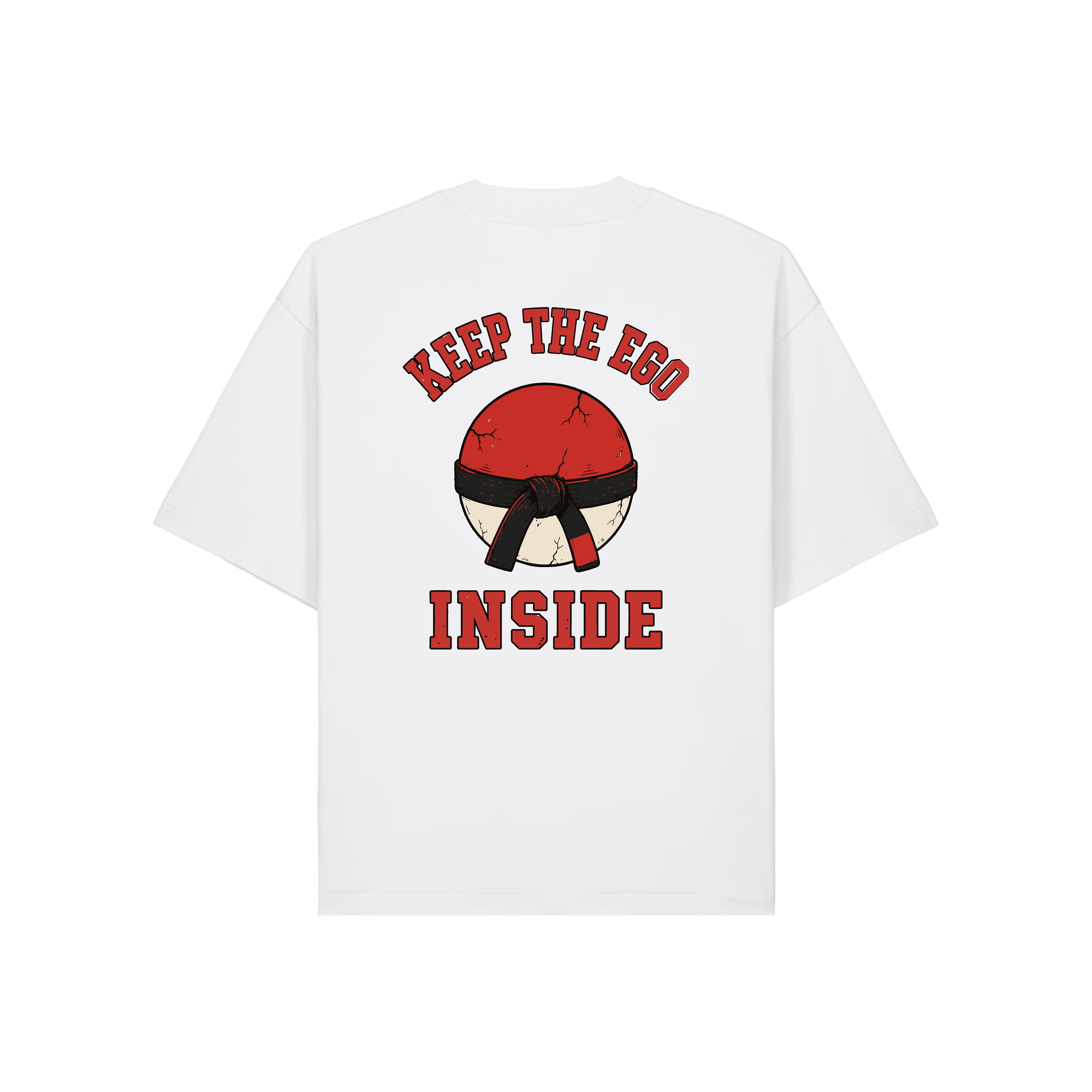 KEEP THE EGO INSIDE Graphic OVERSIZED T-Shirt