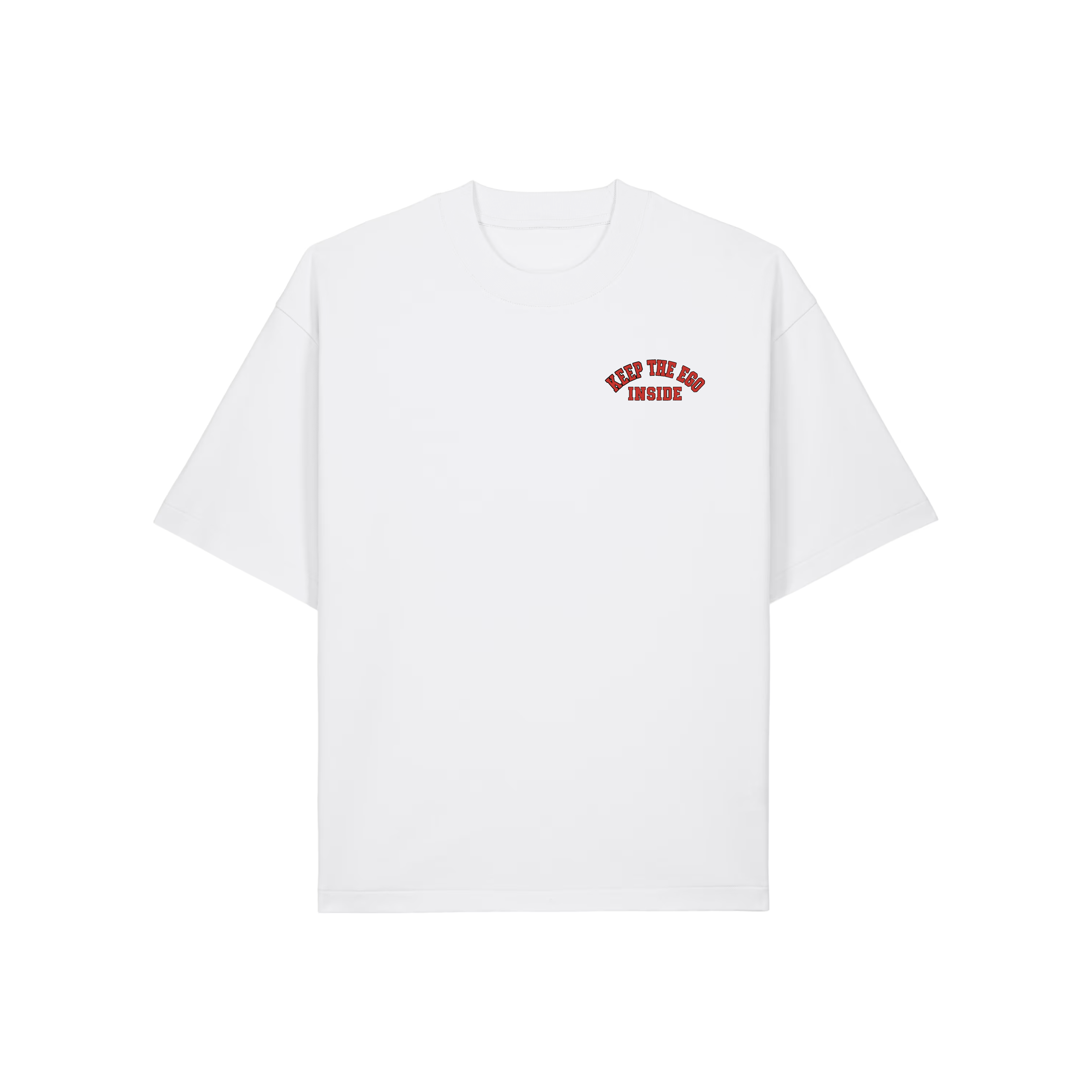 KEEP THE EGO INSIDE Graphic OVERSIZED T-Shirt