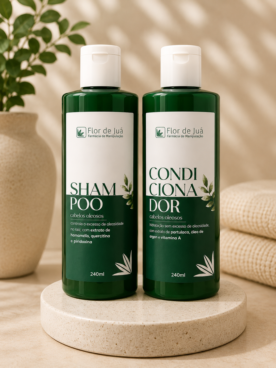 Kit Shampoo & Condicionador - Cabelos Oleosos