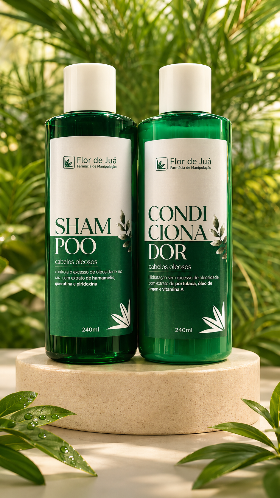 Kit Shampoo & Condicionador - Cabelos Oleosos