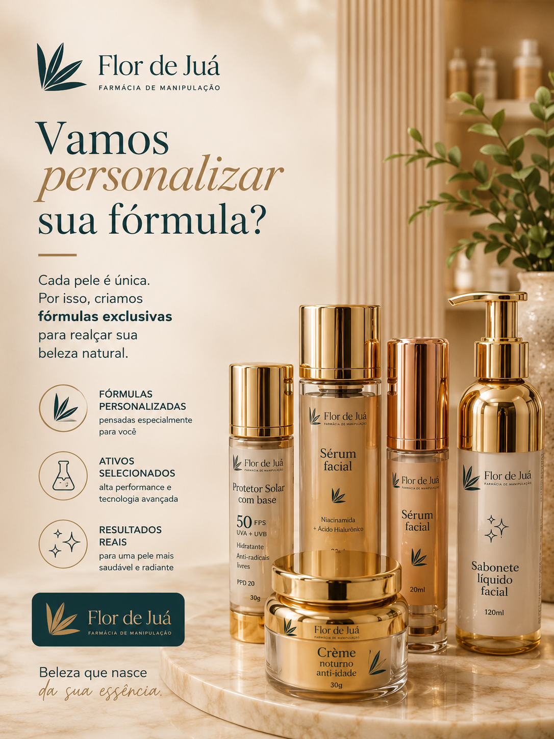 Vamos Personalizar sua Fórmula