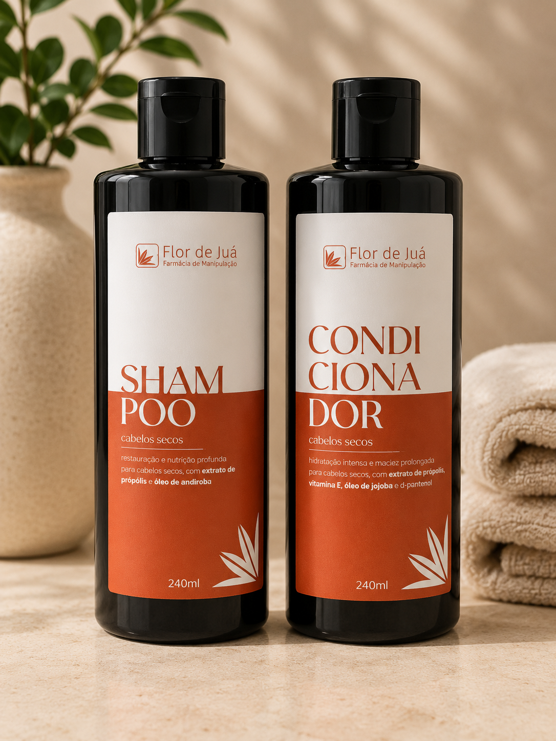 Kit Shampoo & Condicionador - Cabelos Secos
