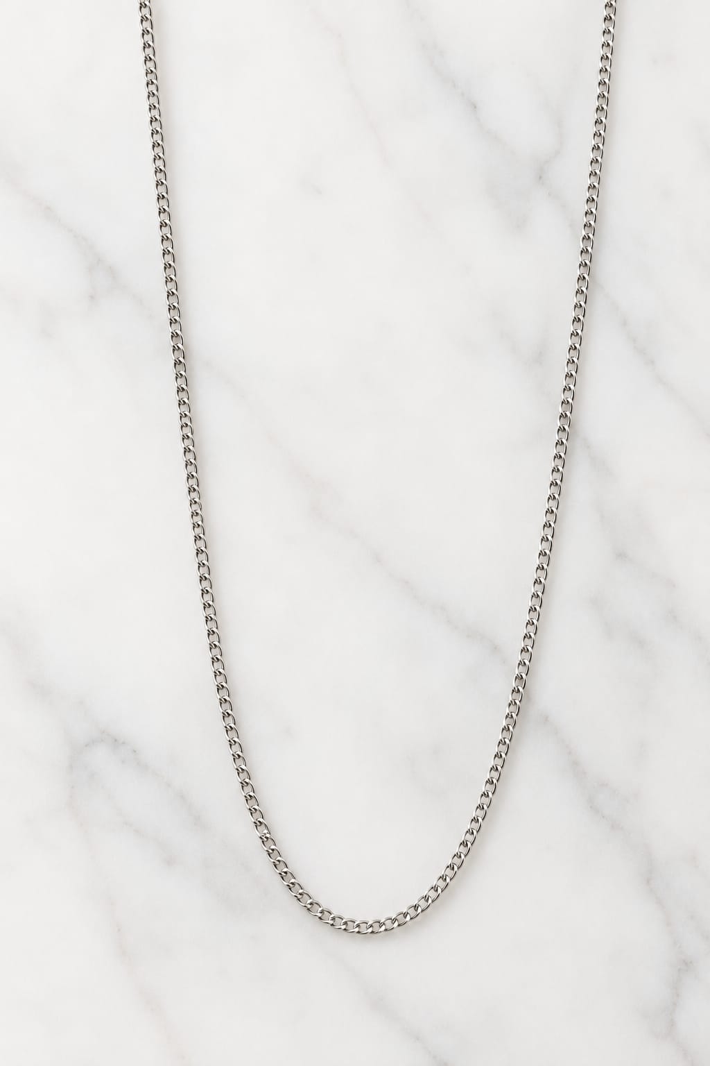 Cadena de plata elegante