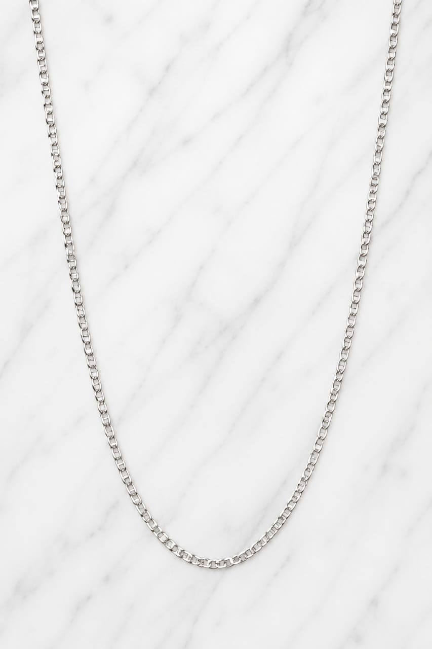 Cadena de plata simple