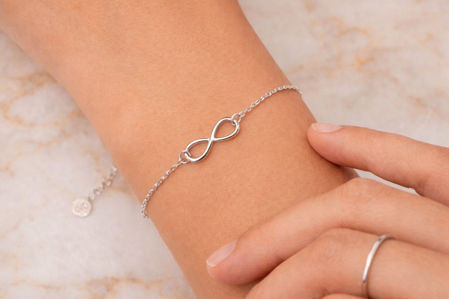 Pulsera de Plata Infinito