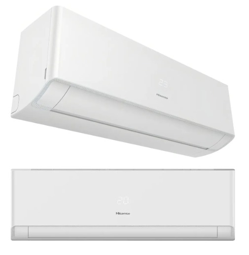 Aire Acondicionado Hisense Minisplit 1 Ton (12,000 Btus) Inverter 115v, Frío /Calor Mod. ARU121KAW WIFI, Refrigerante R32, Control Remoto, Temporizador De Encendido Y Apagado, Función Sleep
