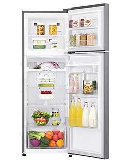 Refrigerador LG 11 Pies Top Freezer Platinum