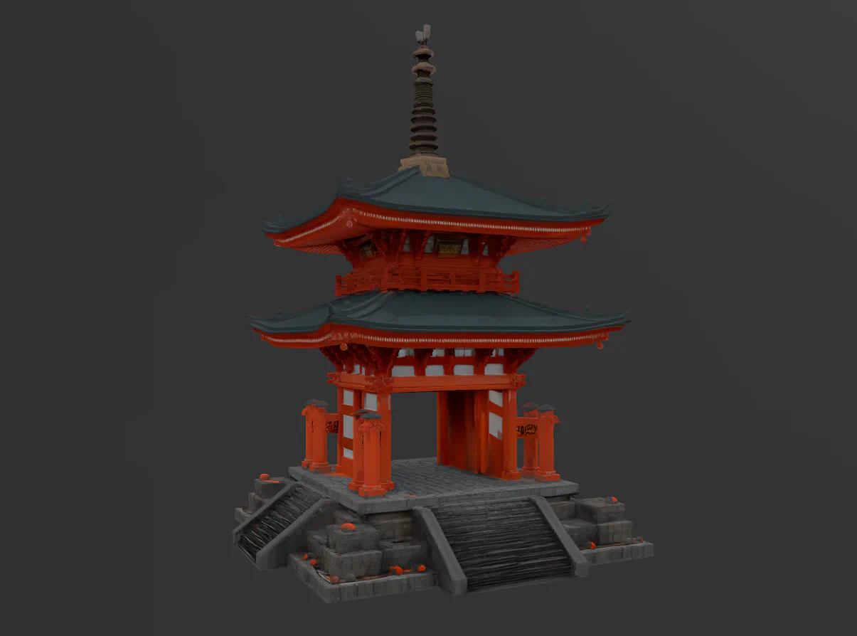 Fushimi Inari (Japón) para imprimir stl 3d