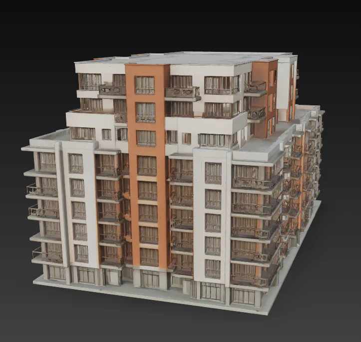 EDIFICIO MANZANA PISOS PARA MAQUETAS para imprimir stl 3d