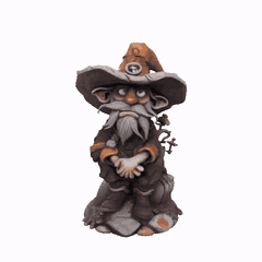 PERSONAJE BRUJILLO Personaje Digital de Viejo Minero STL