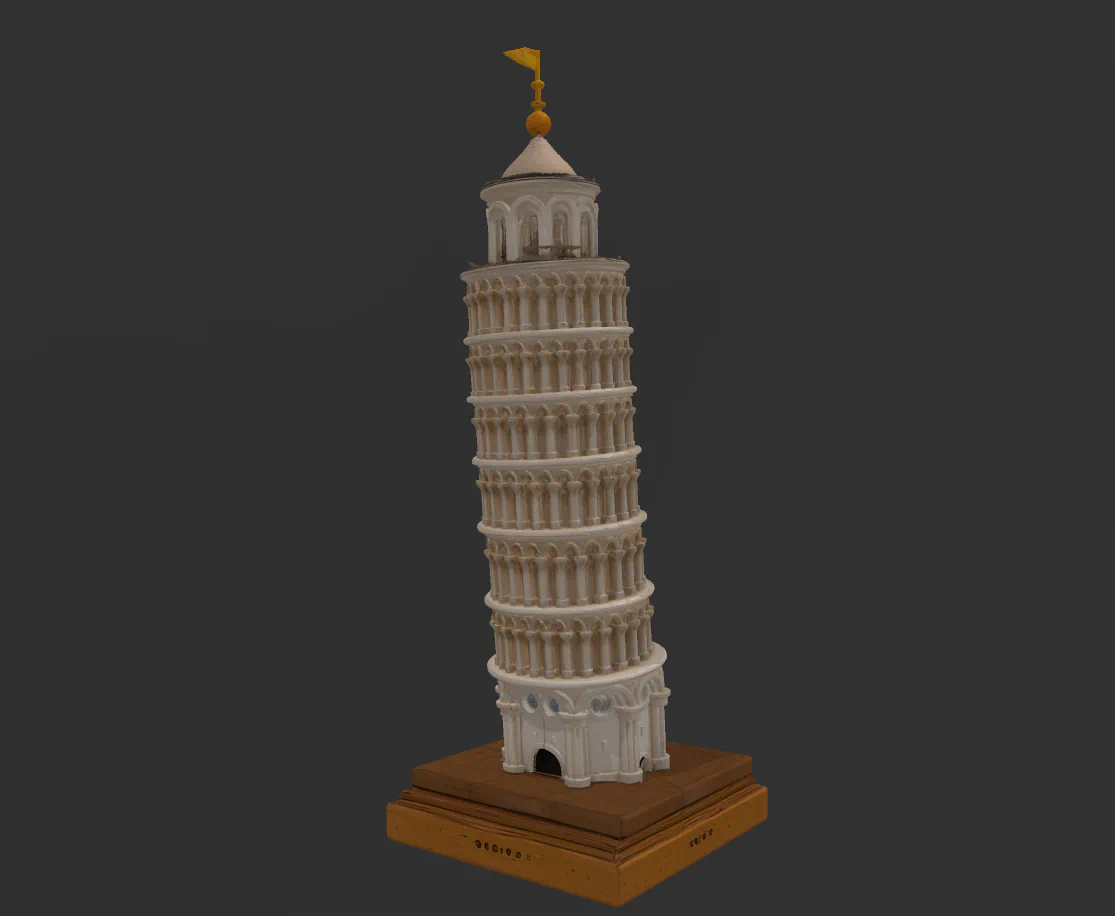 Torre inclinada de Pisa (Italia) para imprimir stl 3d