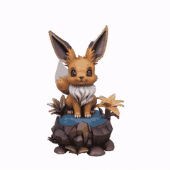 Modelo 3D Pokémon Eevee de Zorro Fantástico STL
