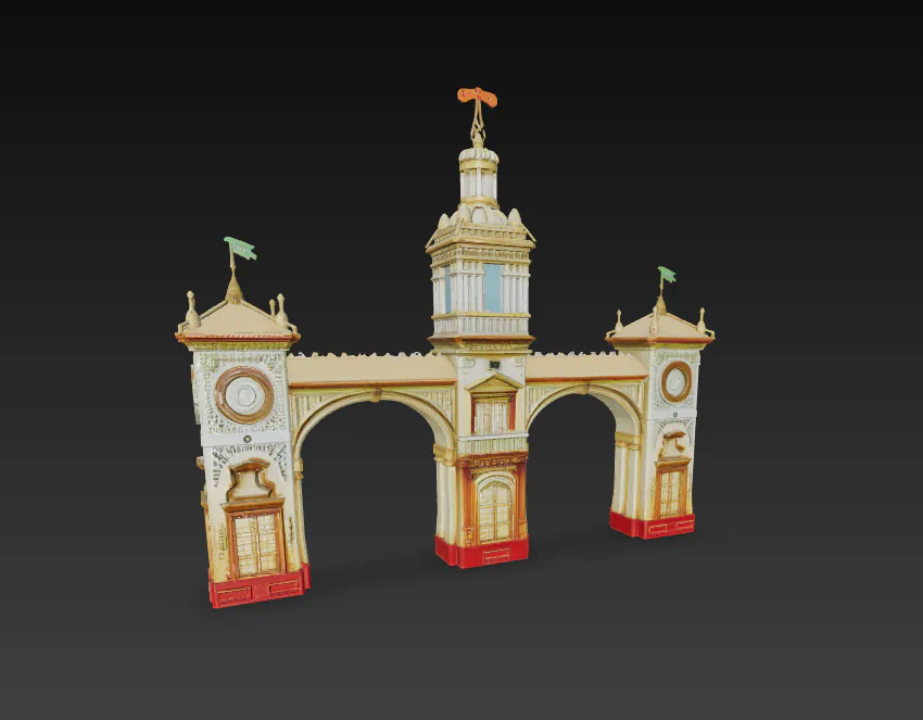 PORTADA FERIA DE ABRIL DE SEVILLA 1993 para imprimir stl 3d