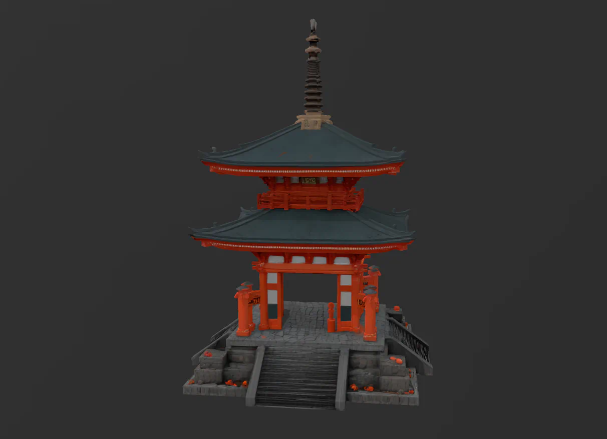 Fushimi Inari (Japón) para imprimir stl 3d