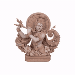 Modelo 3D de escultura hindú, ESCULTURA ESOTERICA