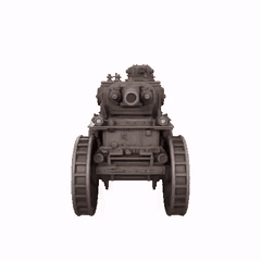 Modelo 3D Tanque Steampunk MAQUINA BELICA STL