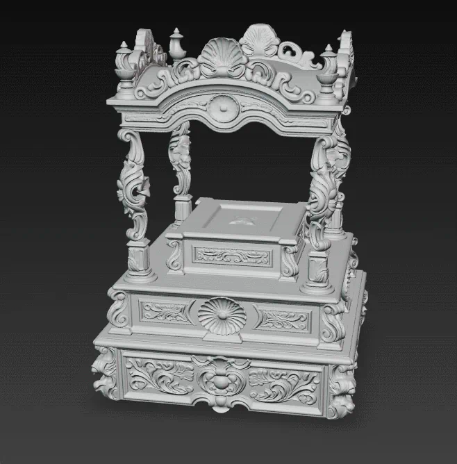 Paso de Misterio Tallado - Diseño Exclusivo para Maquetas Cofrades
